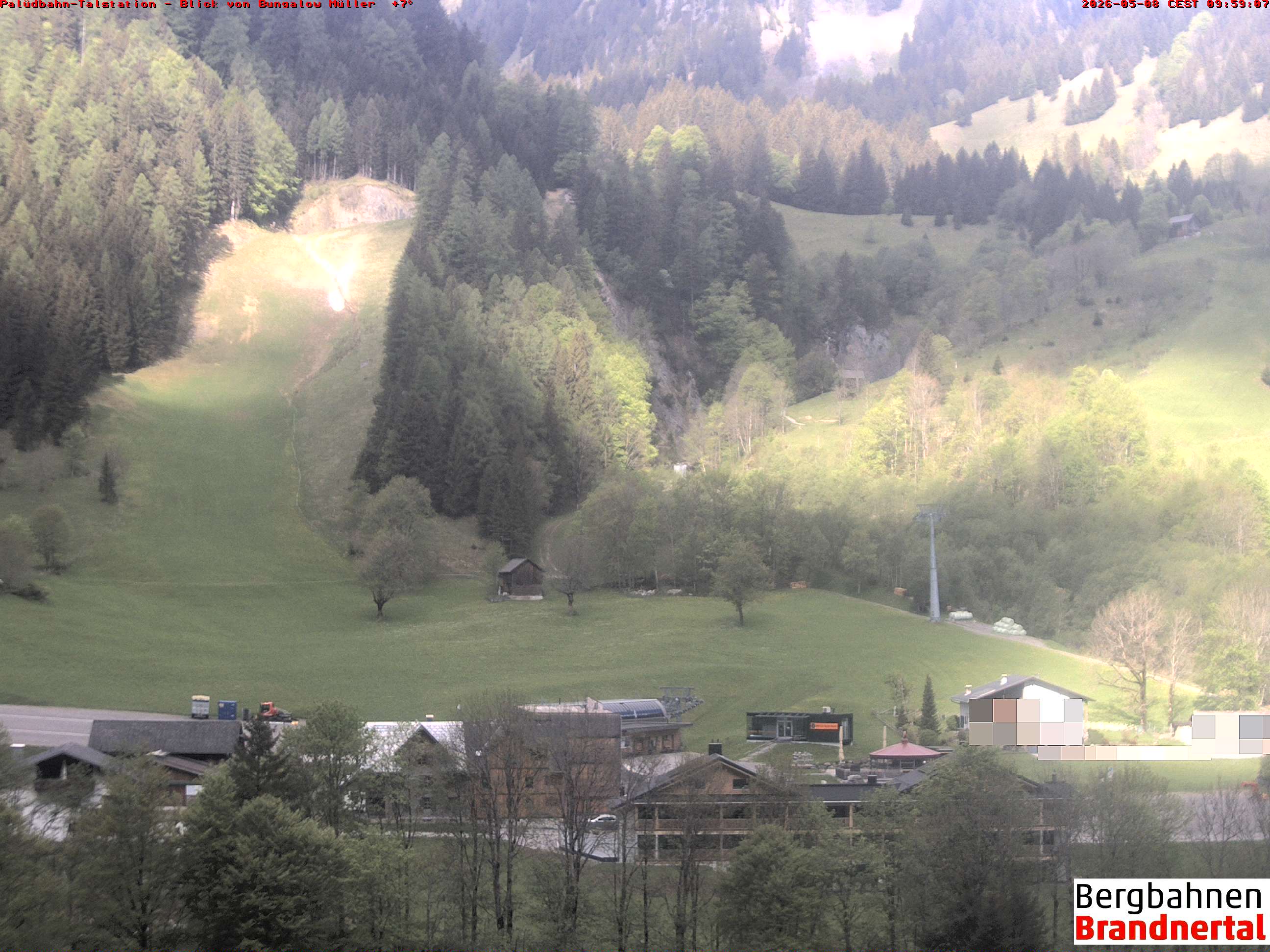 Blick auf Palüdbahn von Bungalow Müller