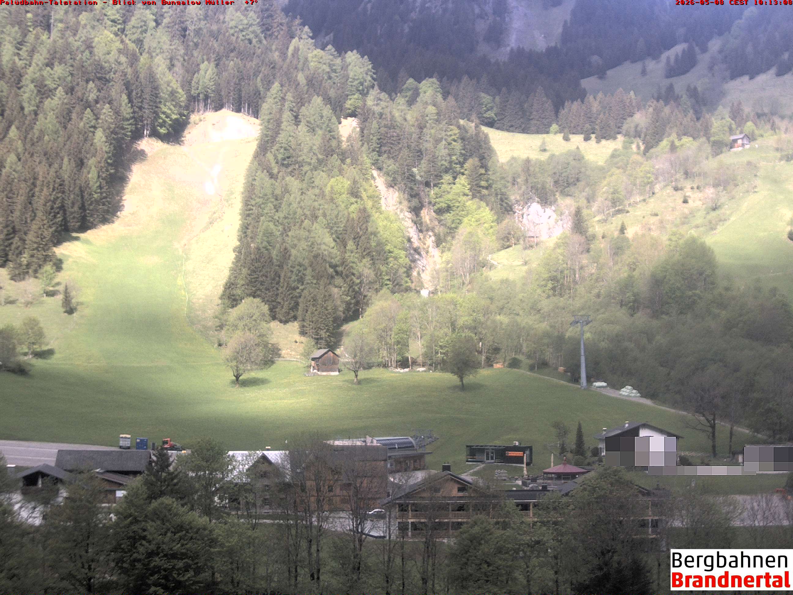 Blick auf Palüdbahn von Bungalow Müller