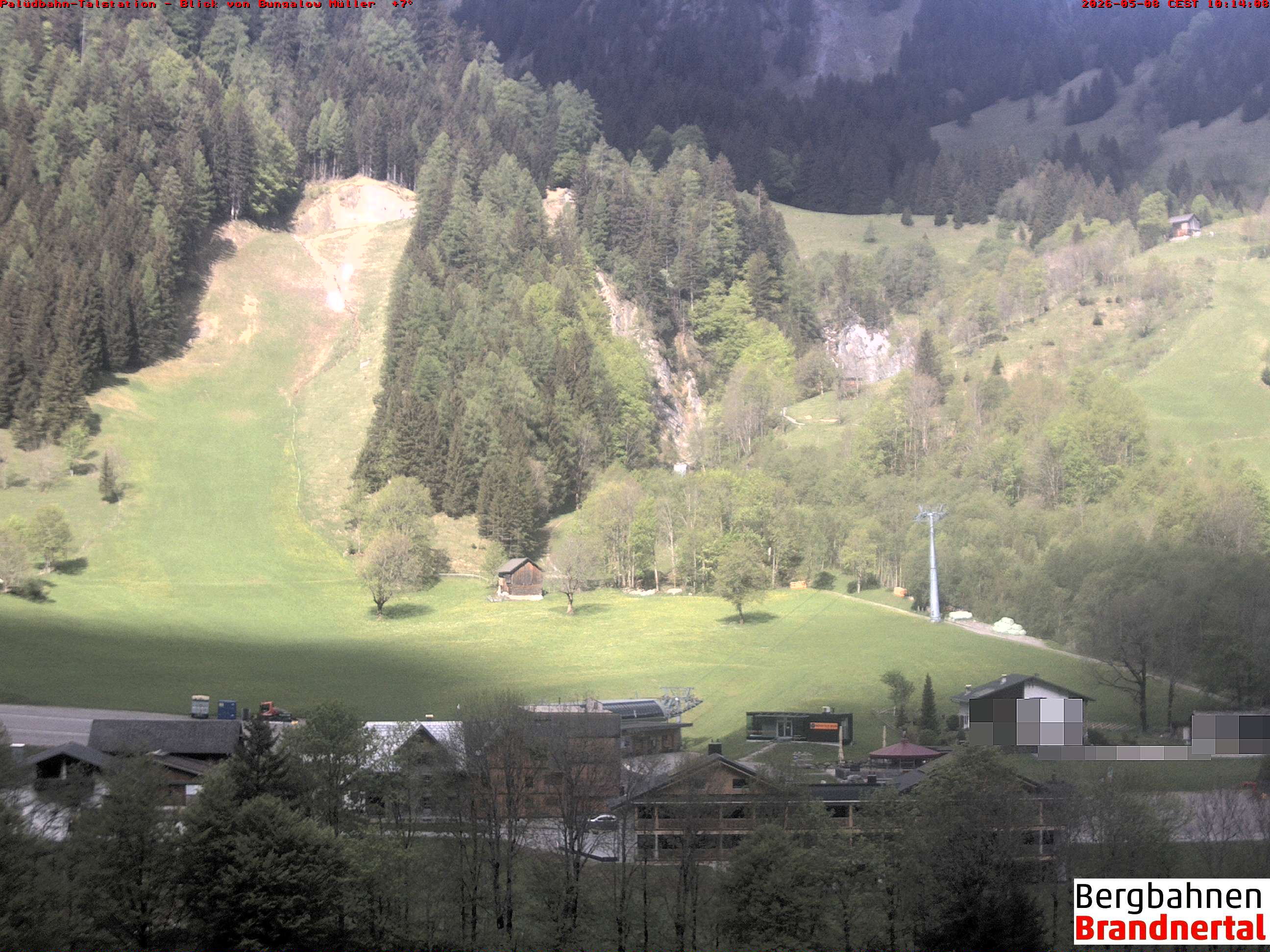 Blick auf Palüdbahn von Bungalow Müller