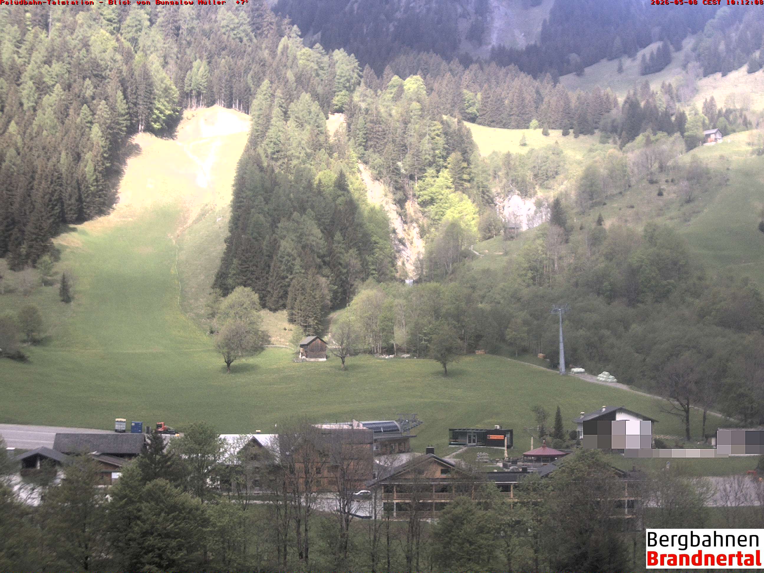 Blick auf Palüdbahn von Bungalow Müller