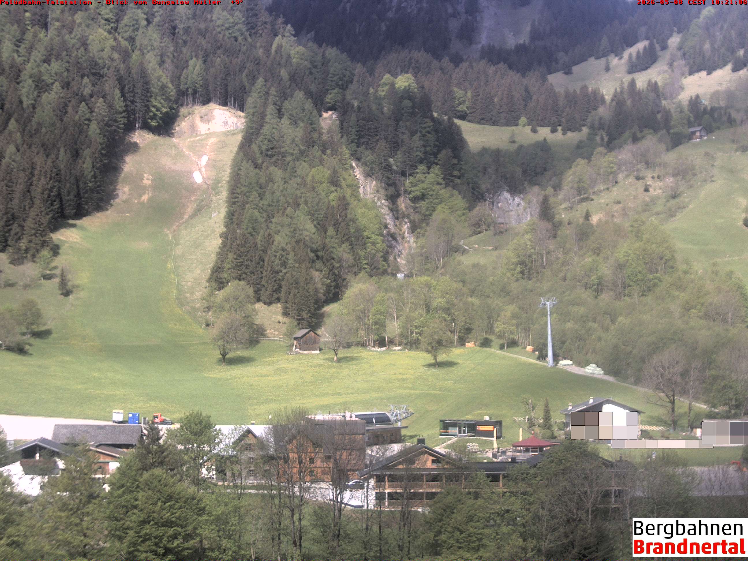Blick auf Palüdbahn von Bungalow Müller