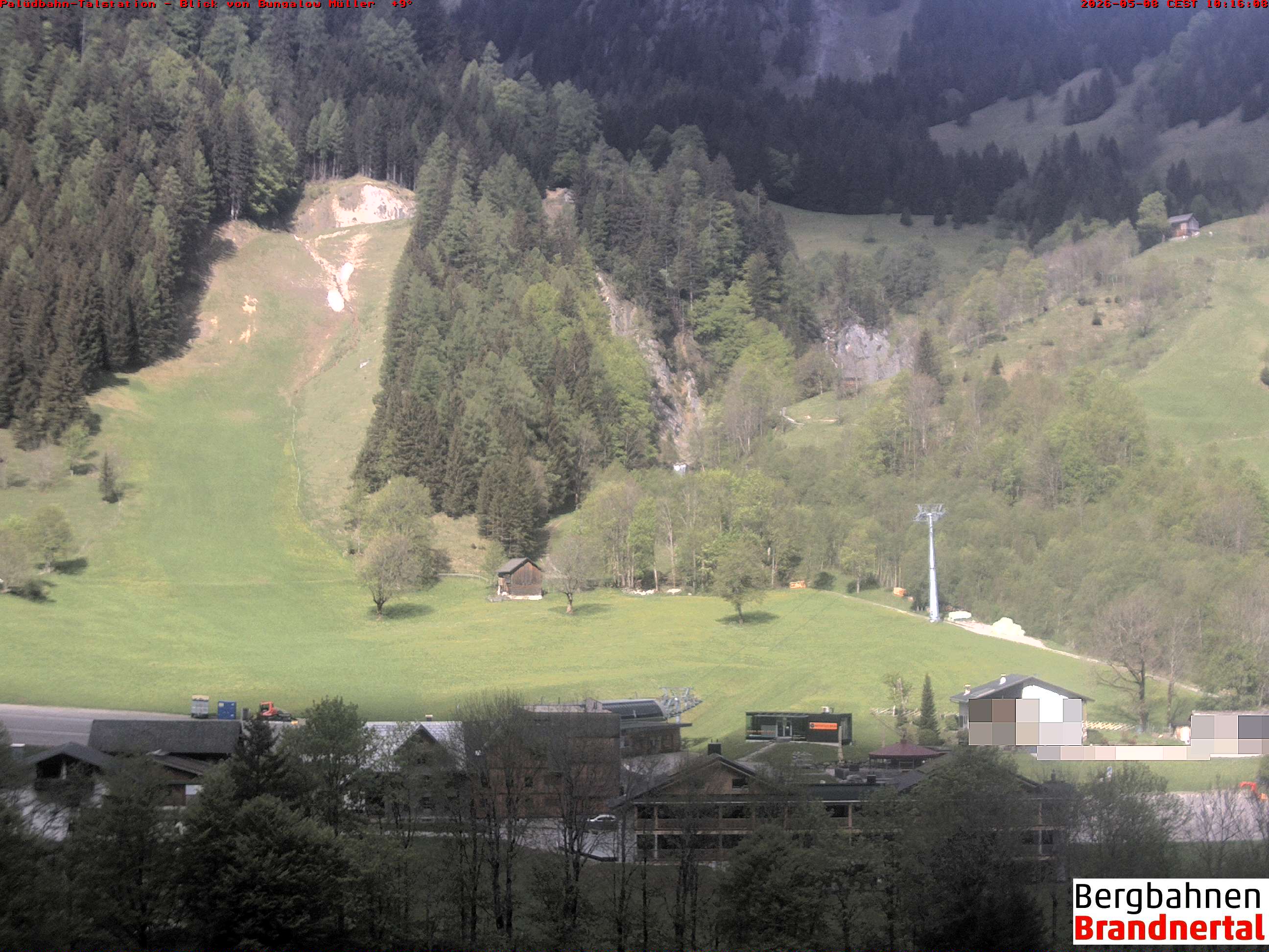 Blick auf Palüdbahn von Bungalow Müller