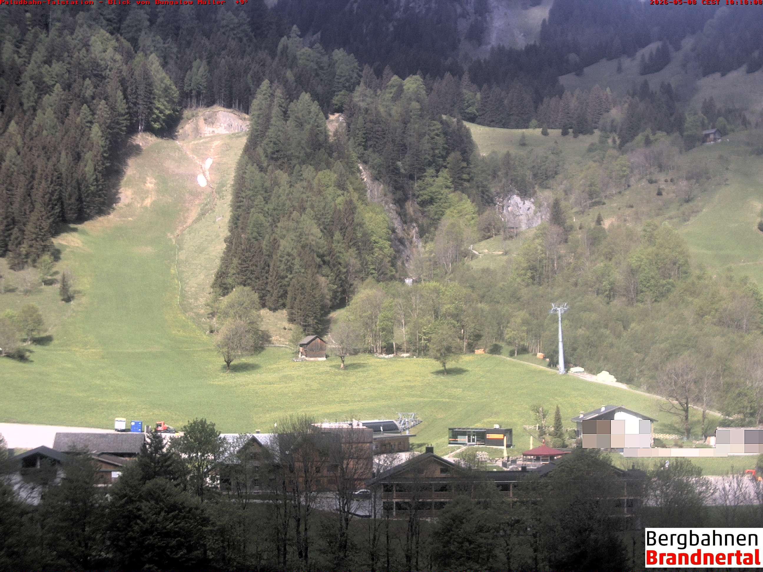 Blick auf Palüdbahn von Bungalow Müller