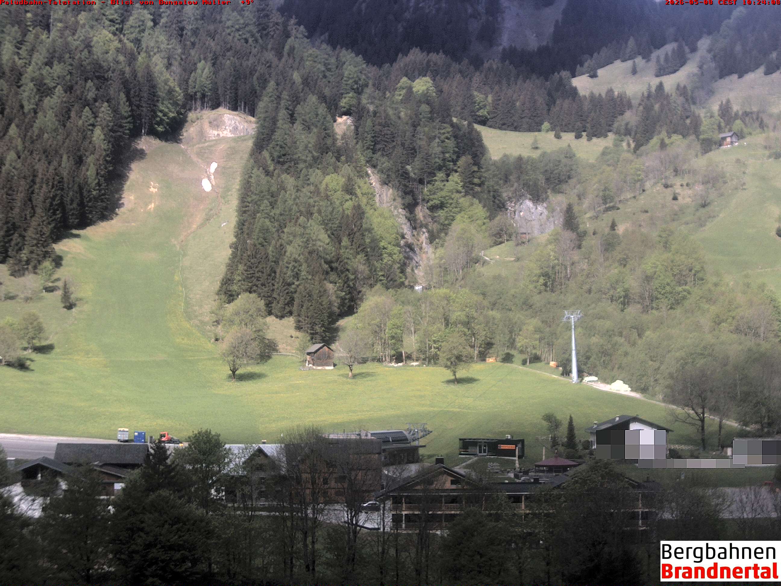 Blick auf Palüdbahn von Bungalow Müller
