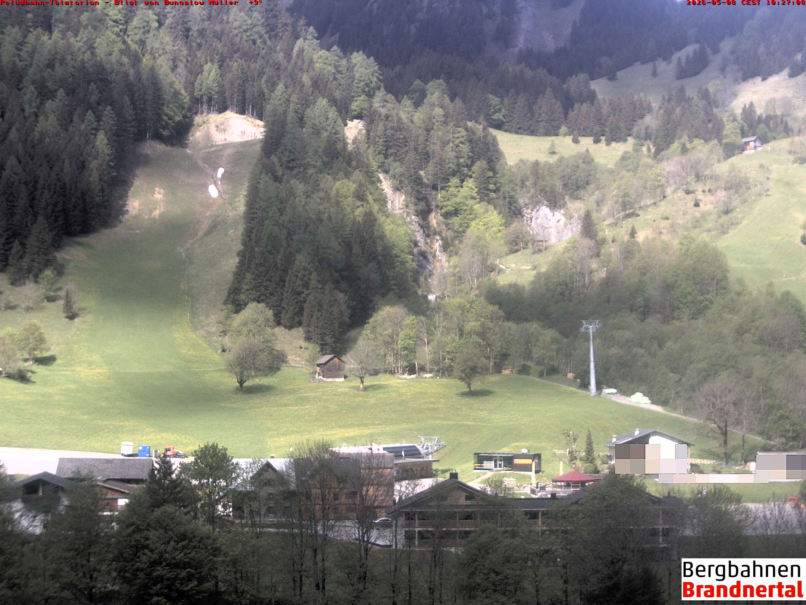 Blick auf Palüdbahn von Bungalow Müller