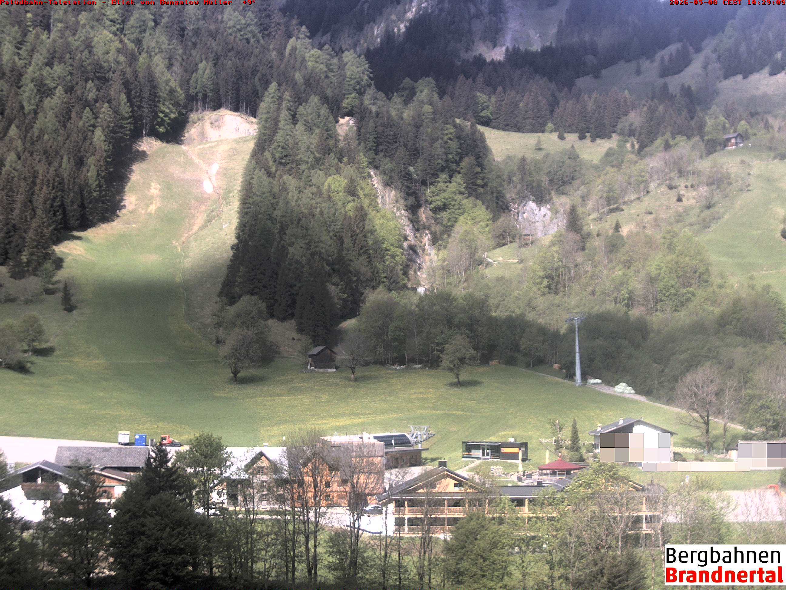 Blick auf Palüdbahn von Bungalow Müller