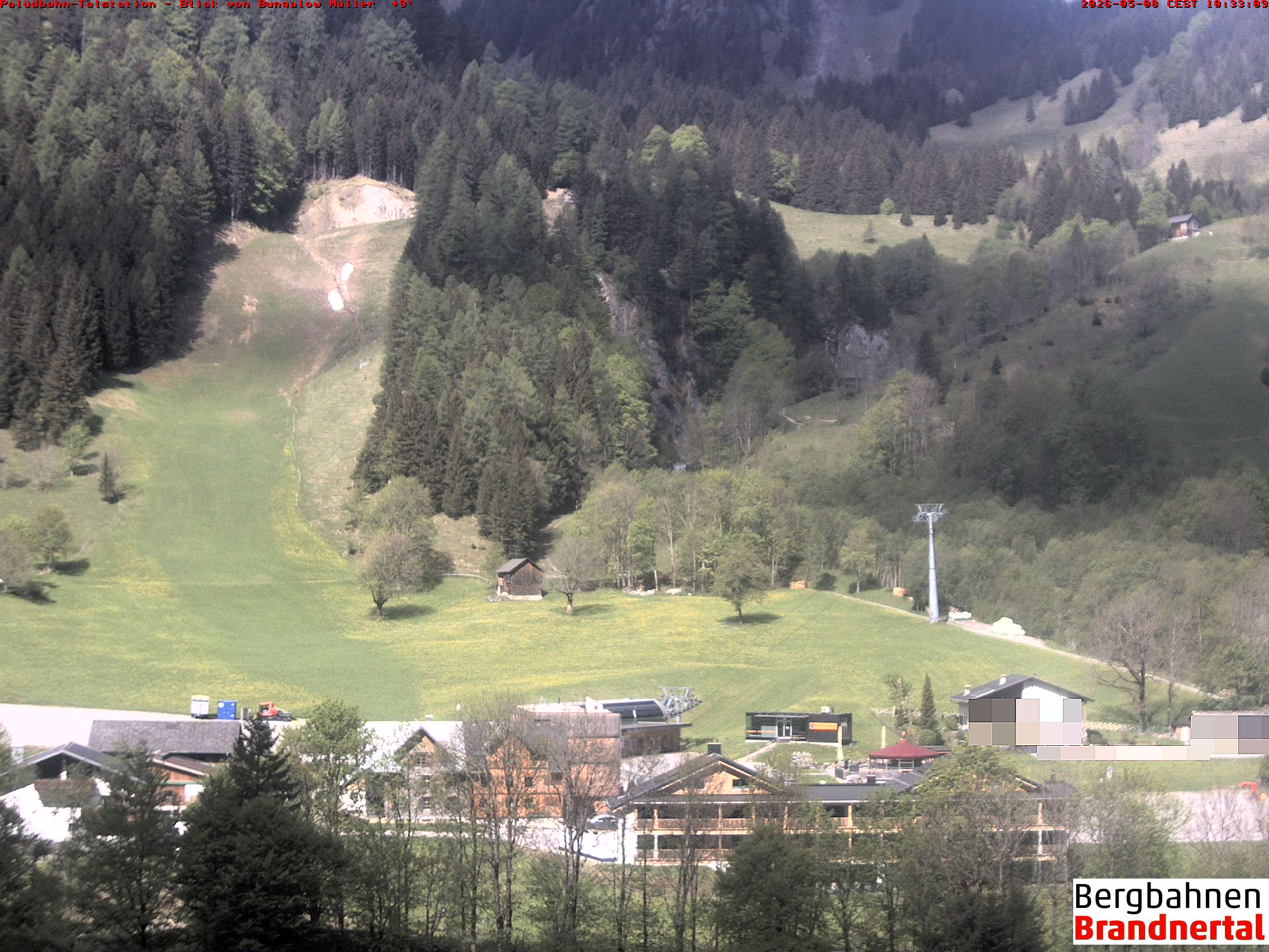 Blick auf Palüdbahn von Bungalow Müller