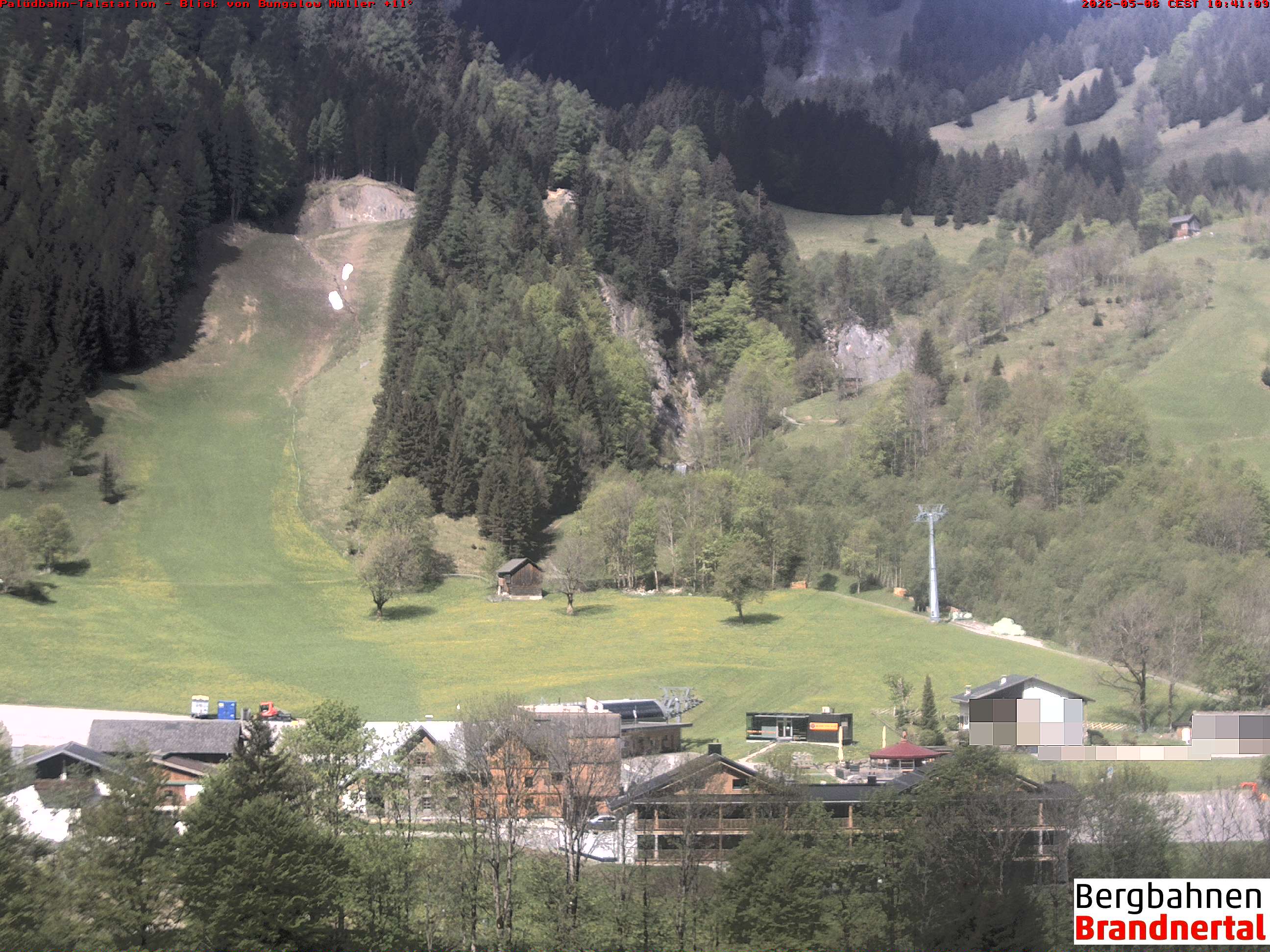 Blick auf Palüdbahn von Bungalow Müller