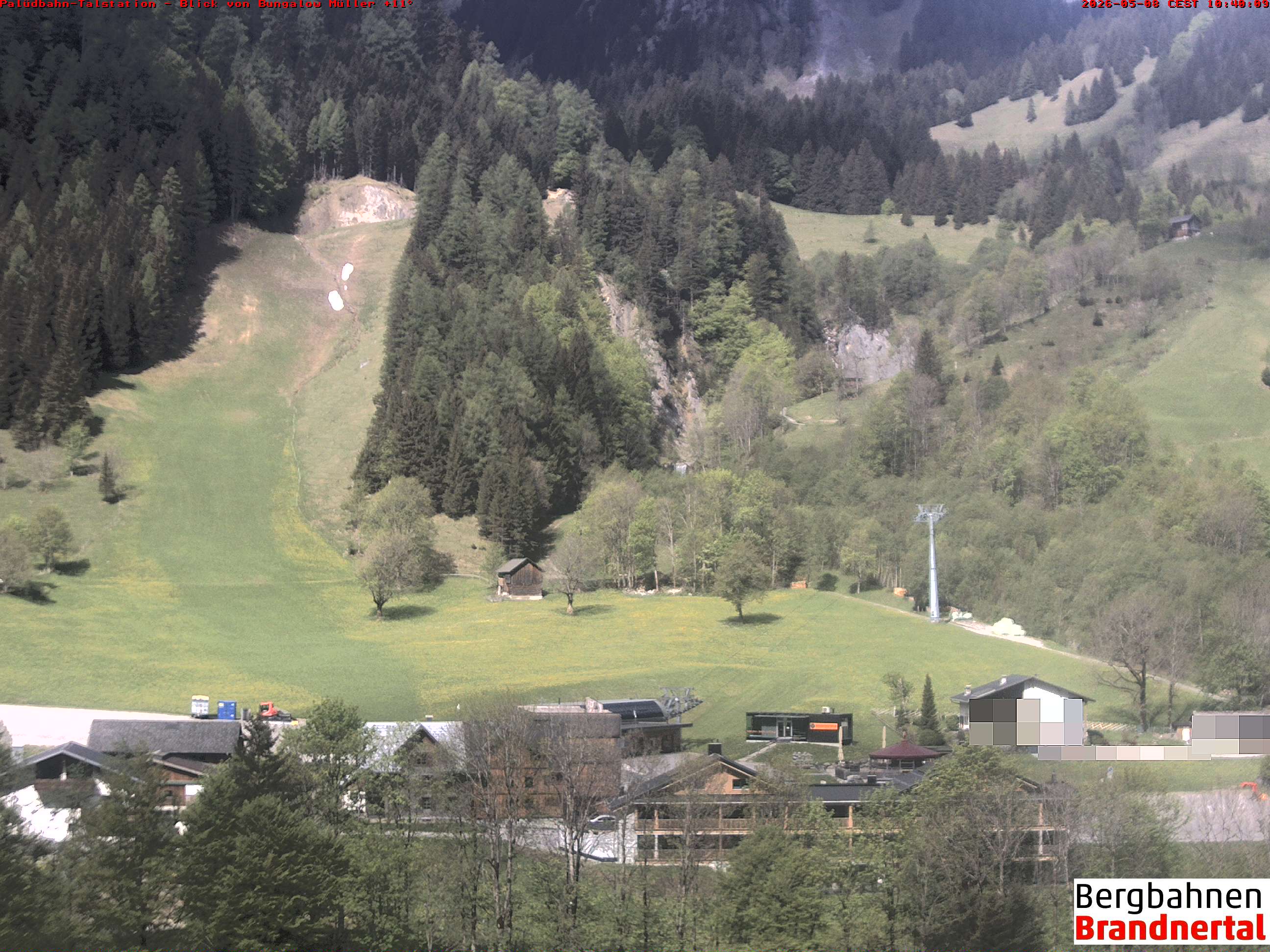Blick auf Palüdbahn von Bungalow Müller