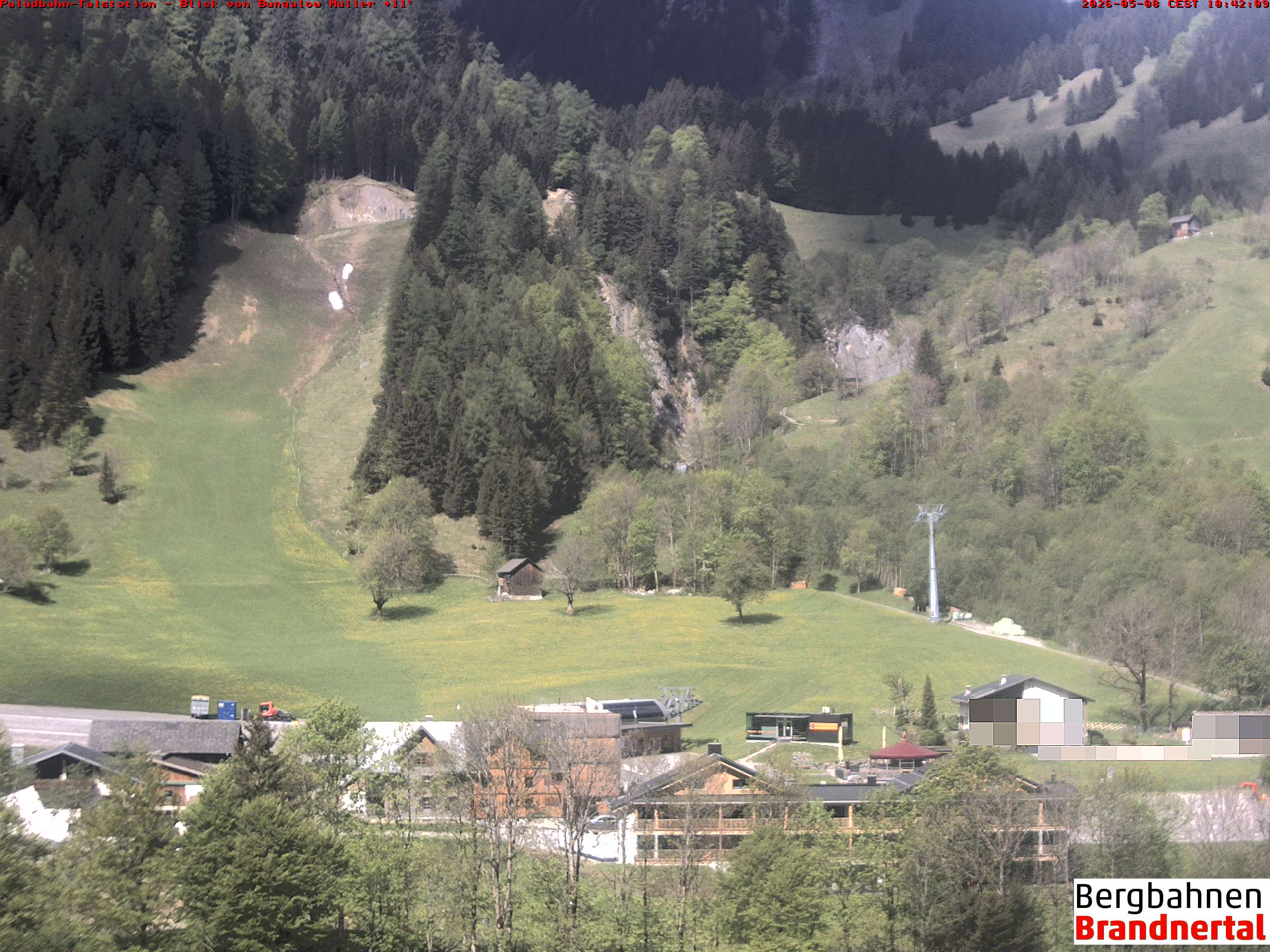 Blick auf Palüdbahn von Bungalow Müller