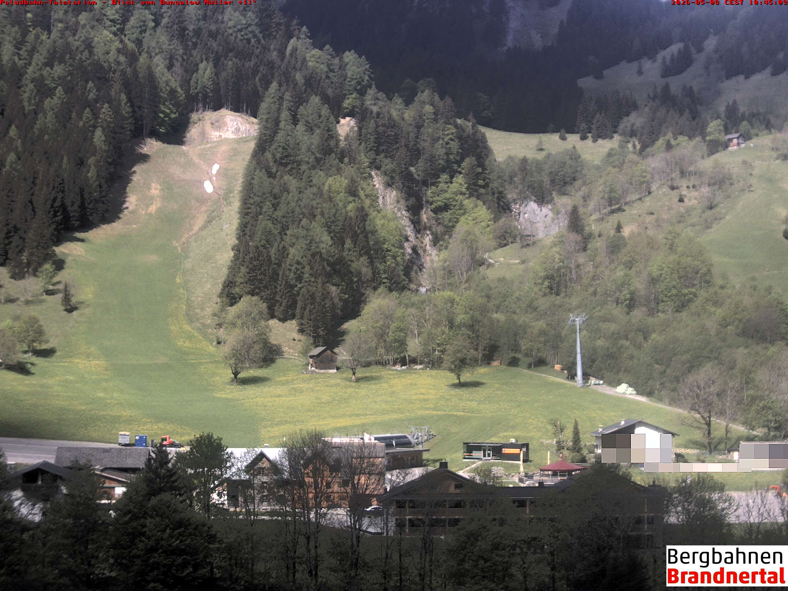 Blick auf Palüdbahn von Bungalow Müller
