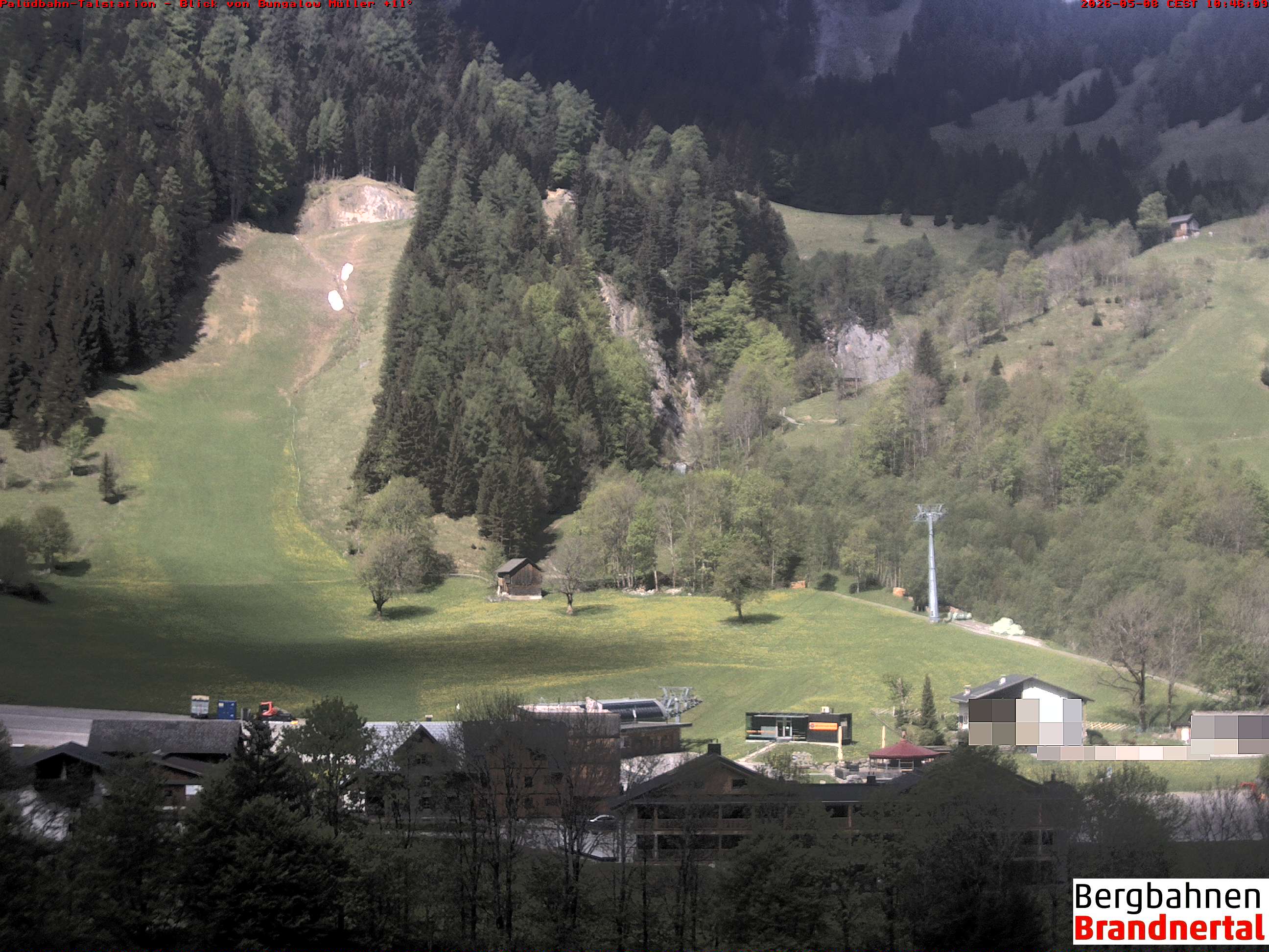 Blick auf Palüdbahn von Bungalow Müller