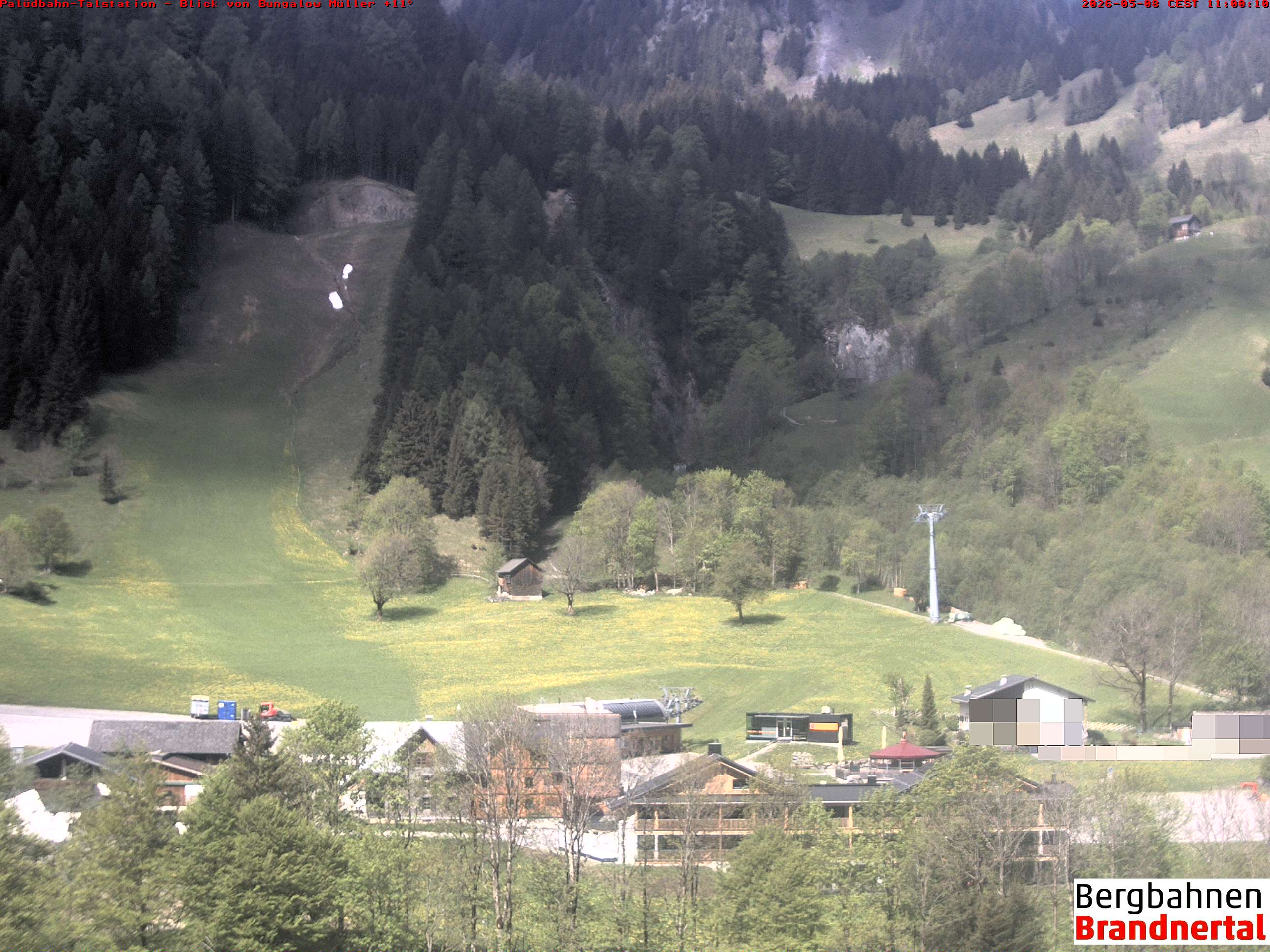 Blick auf Palüdbahn von Bungalow Müller