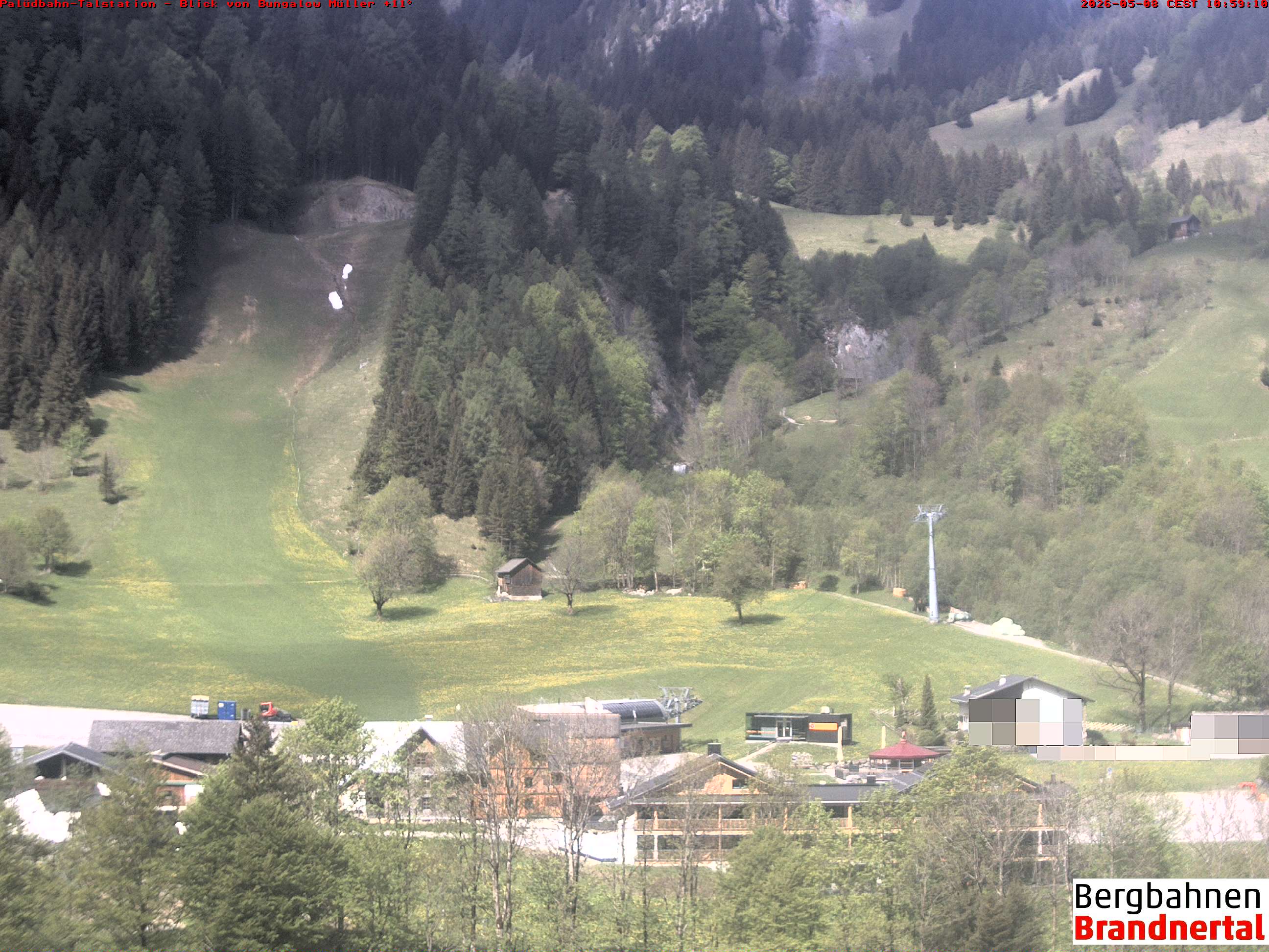 Blick auf Palüdbahn von Bungalow Müller