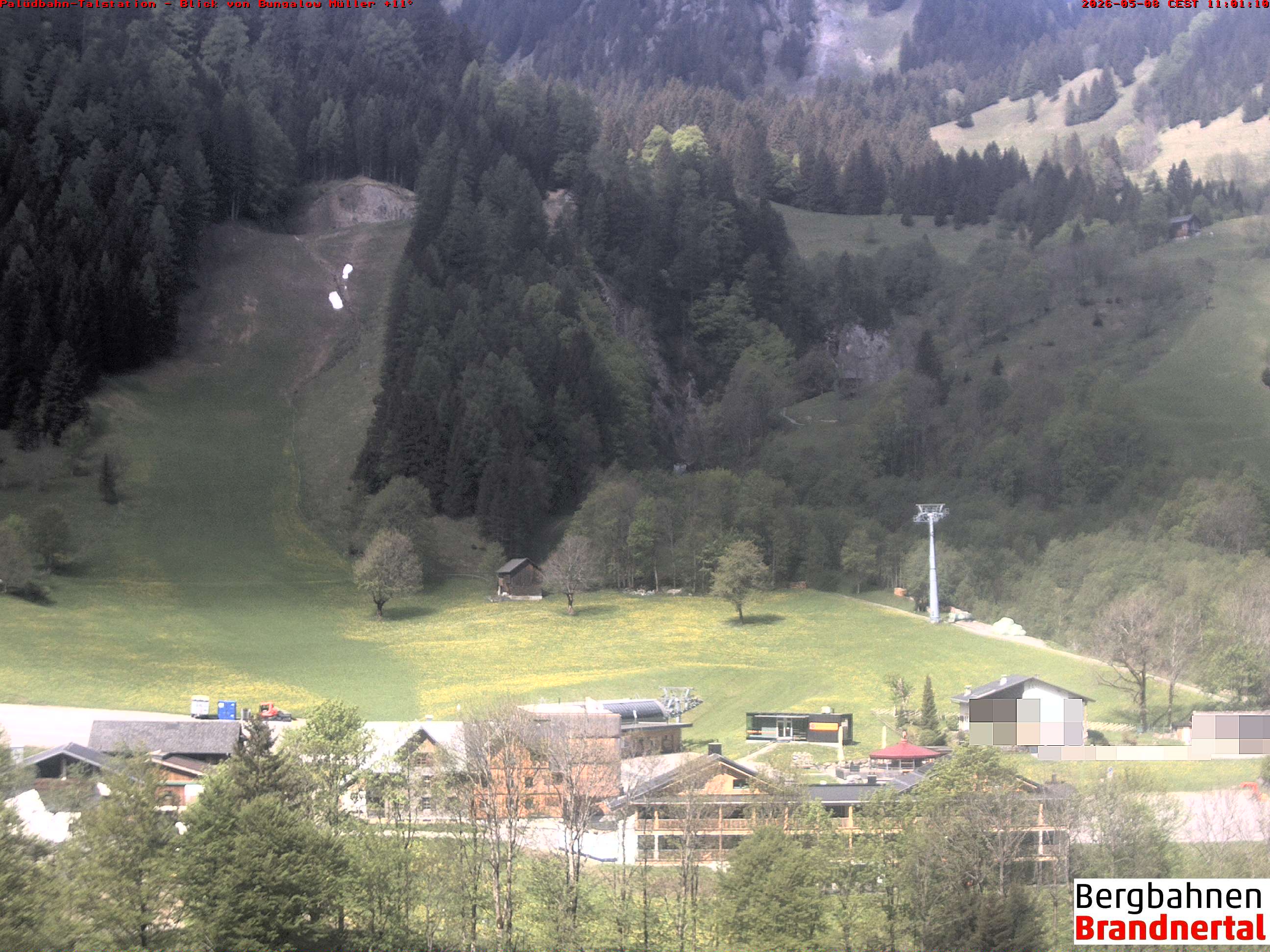 Blick auf Palüdbahn von Bungalow Müller