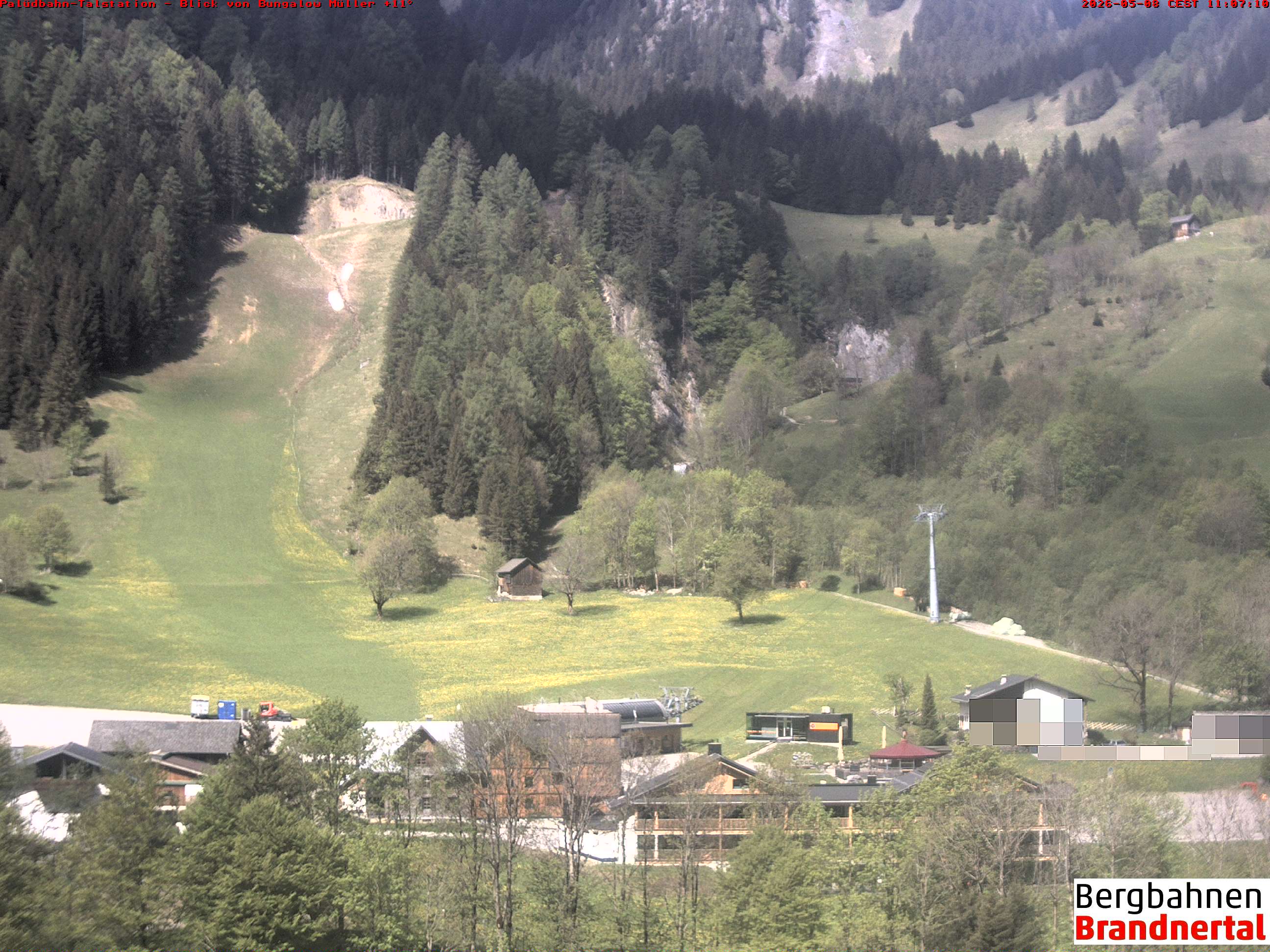 Blick auf Palüdbahn von Bungalow Müller