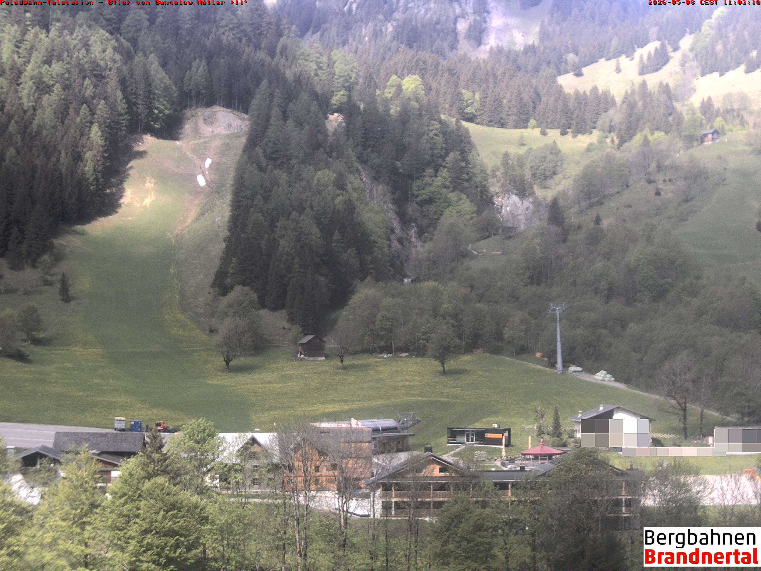 Blick auf Palüdbahn von Bungalow Müller