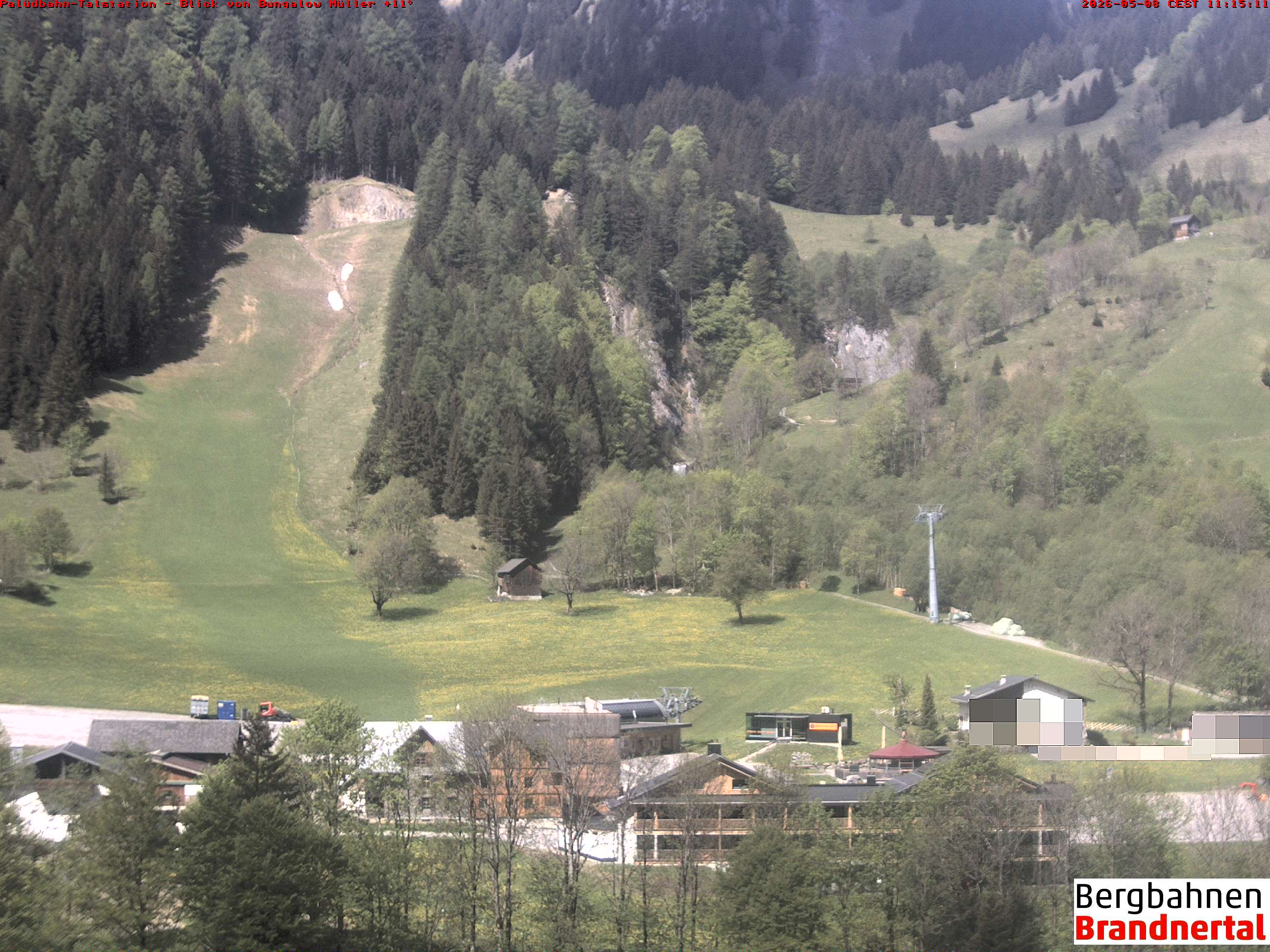 Blick auf Palüdbahn von Bungalow Müller