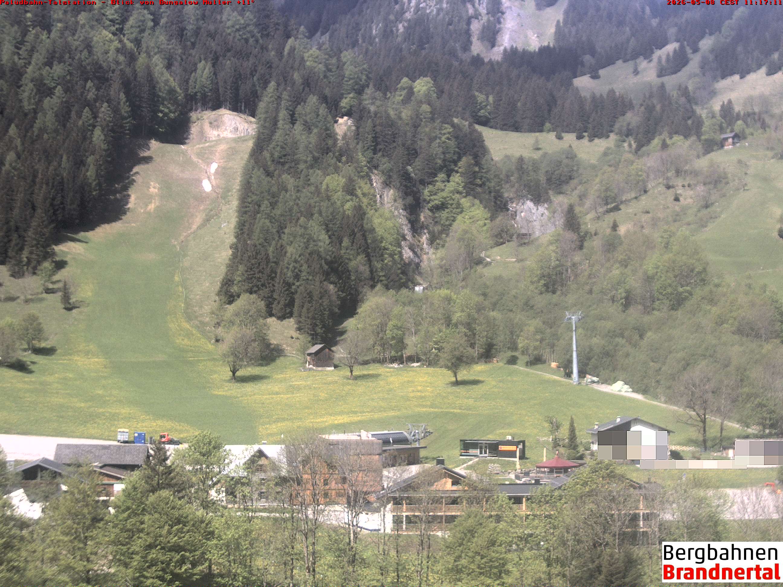 Blick auf Palüdbahn von Bungalow Müller