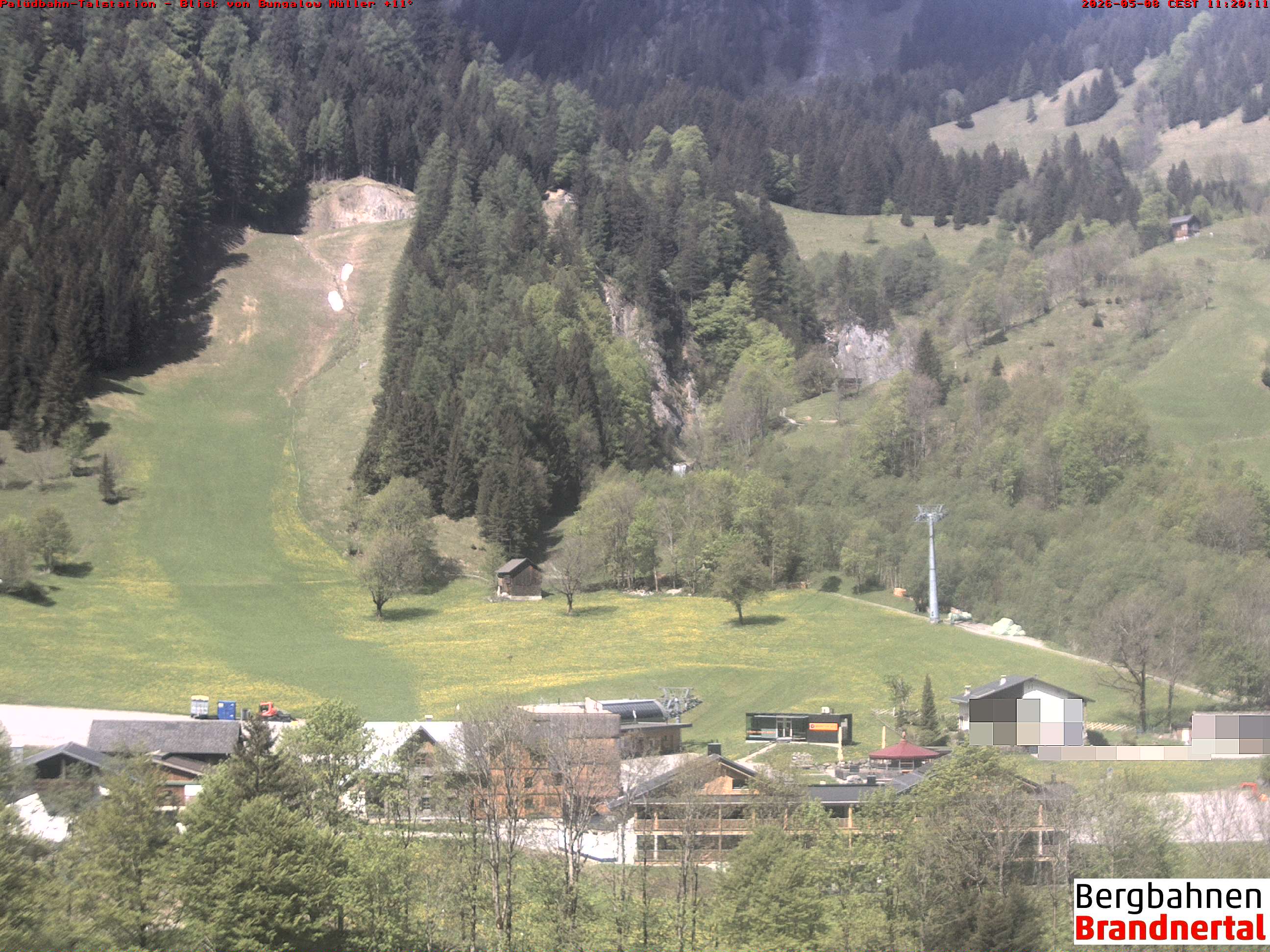 Blick auf Palüdbahn von Bungalow Müller
