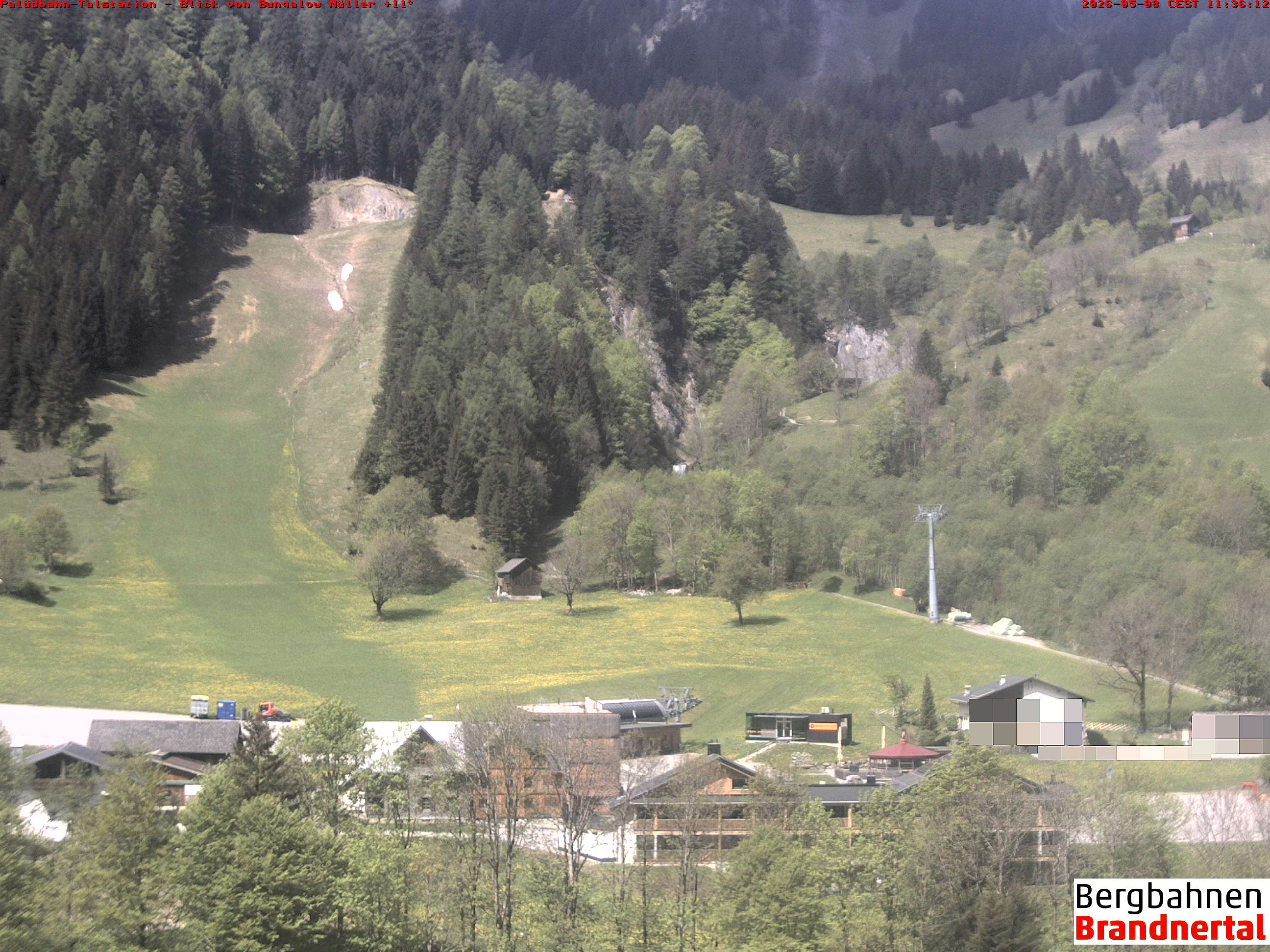 Blick auf Palüdbahn von Bungalow Müller