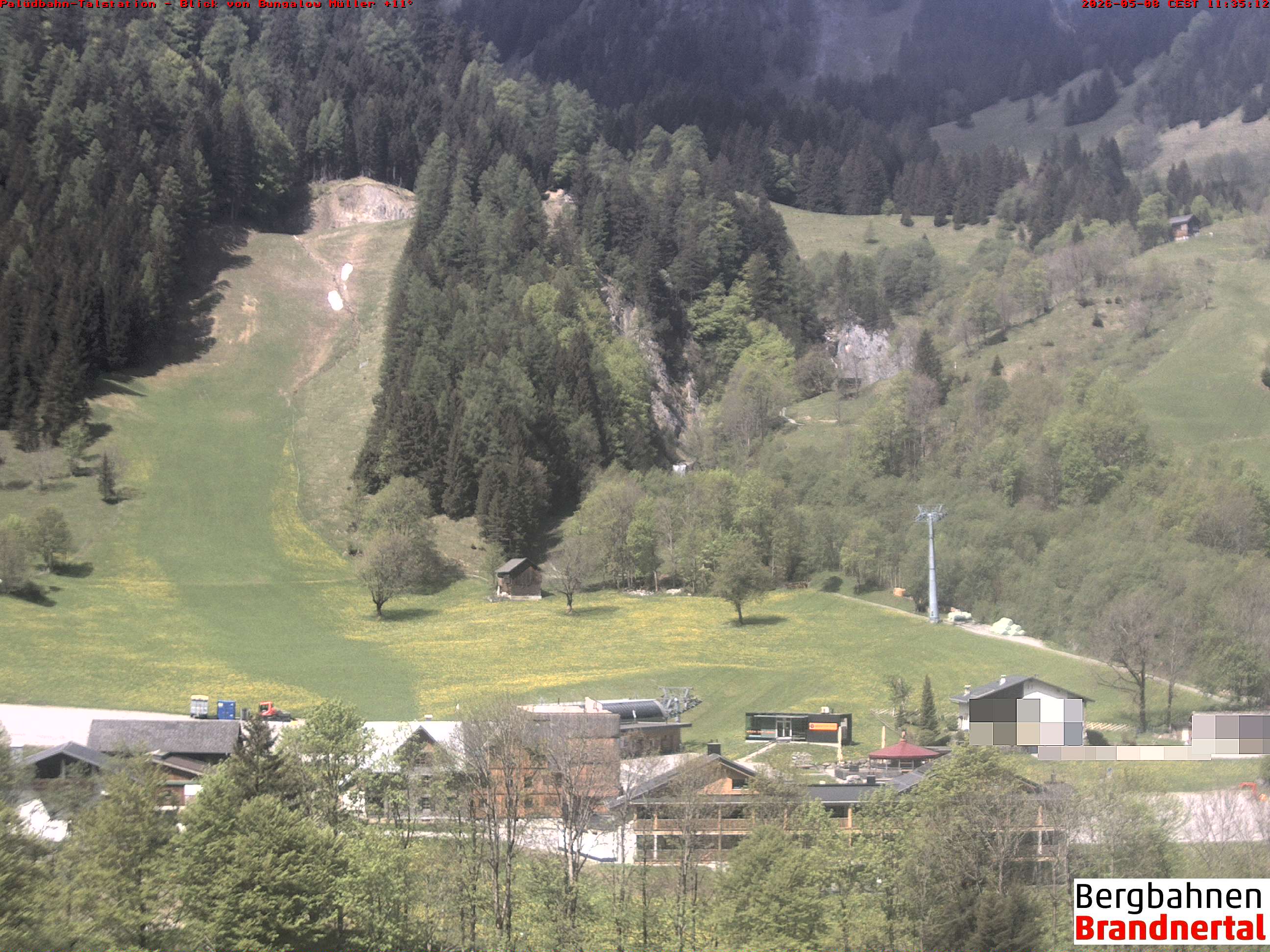 Blick auf Palüdbahn von Bungalow Müller