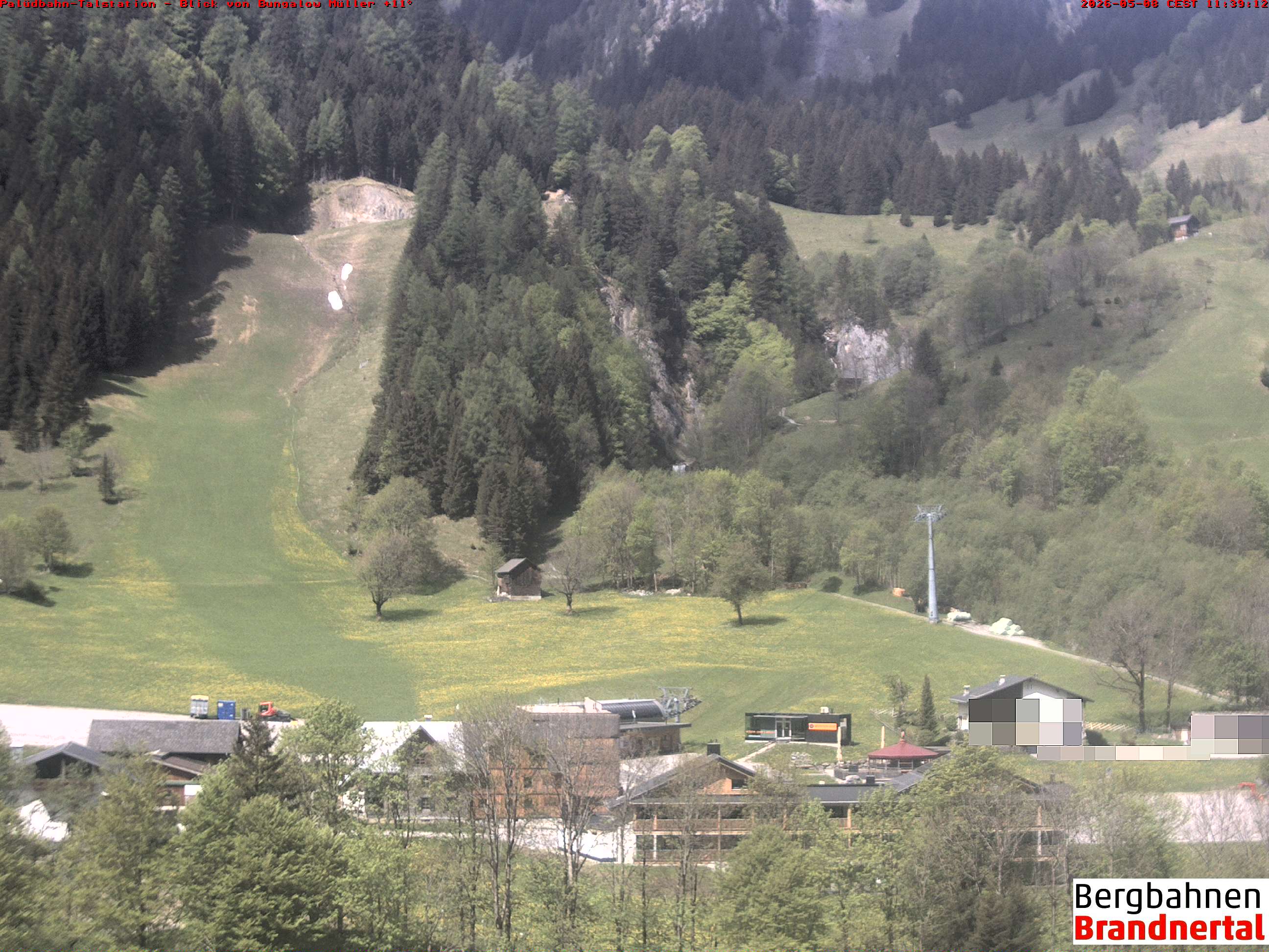 Blick auf Palüdbahn von Bungalow Müller