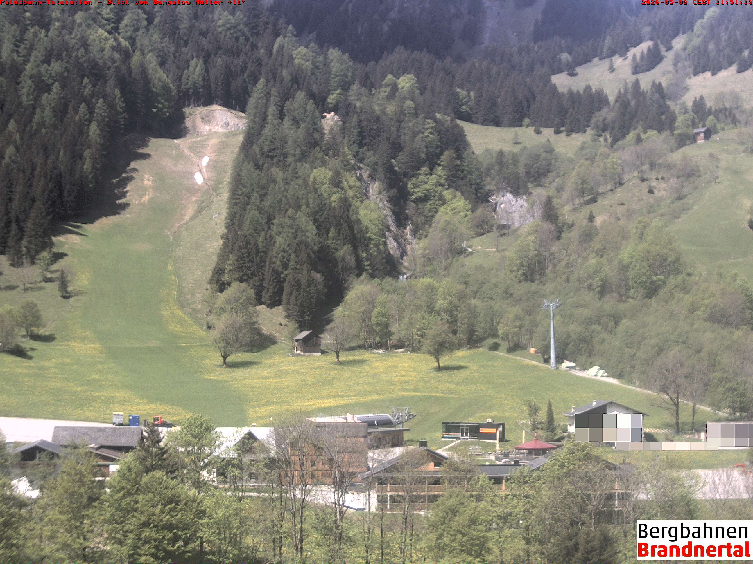 Blick auf Palüdbahn von Bungalow Müller