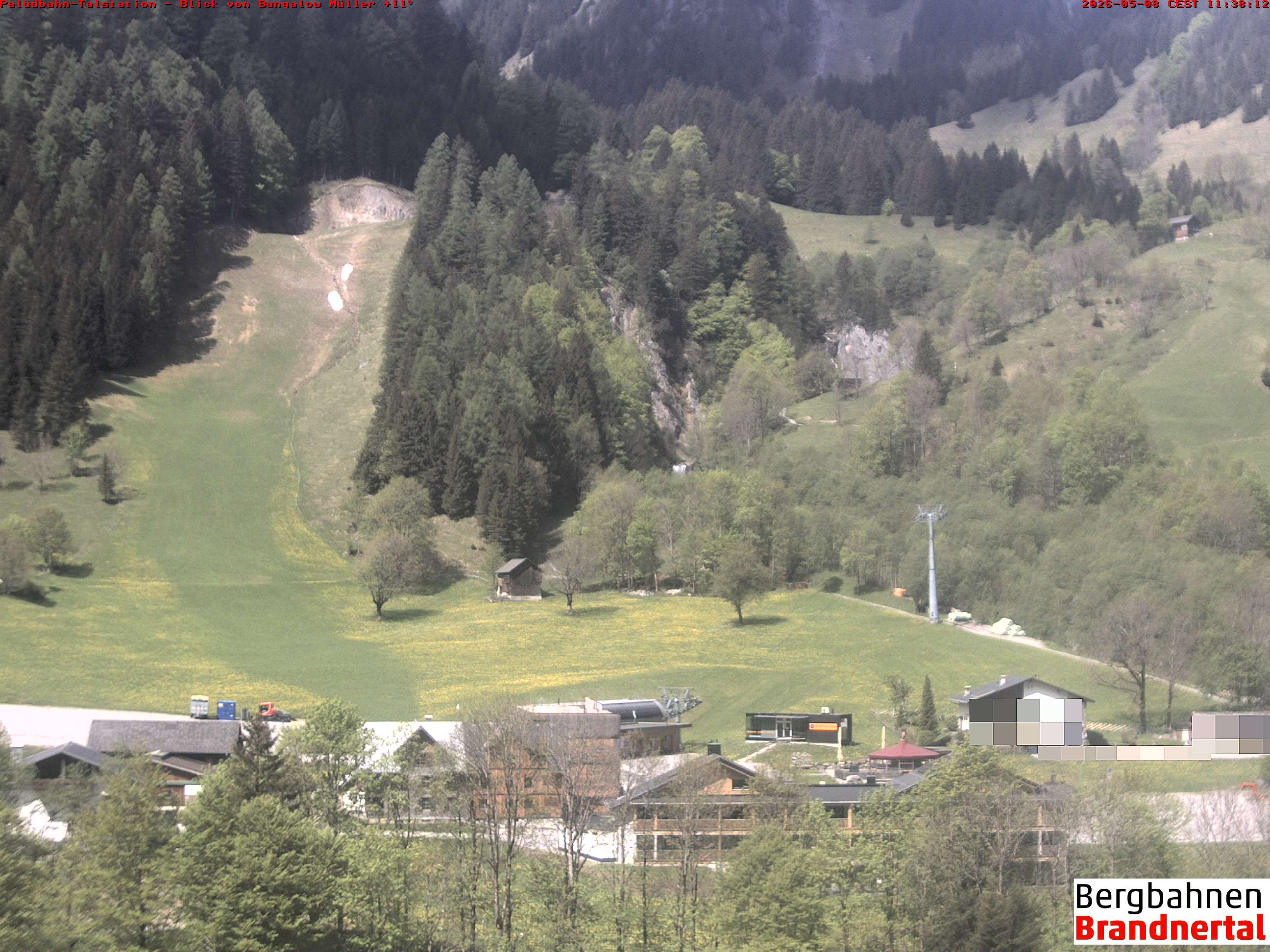 Blick auf Palüdbahn von Bungalow Müller