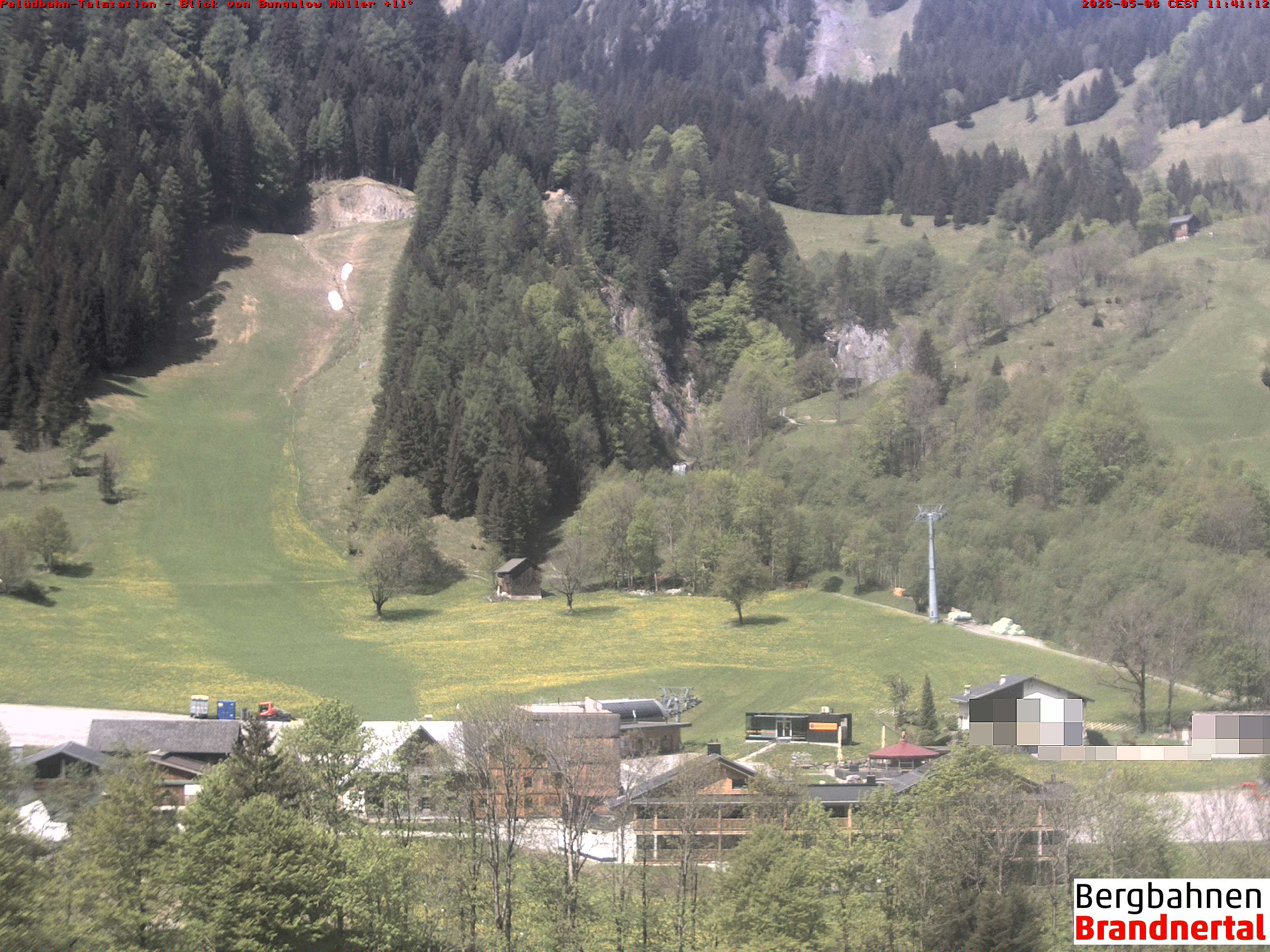 Blick auf Palüdbahn von Bungalow Müller