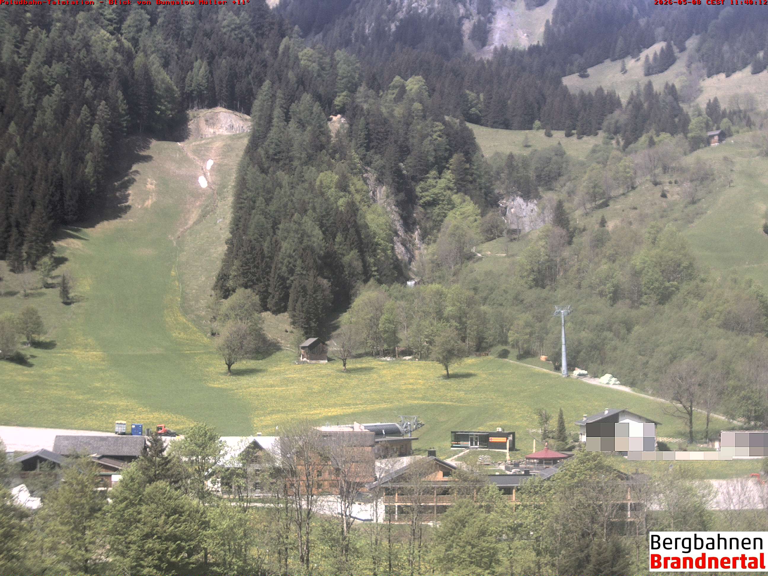 Blick auf Palüdbahn von Bungalow Müller