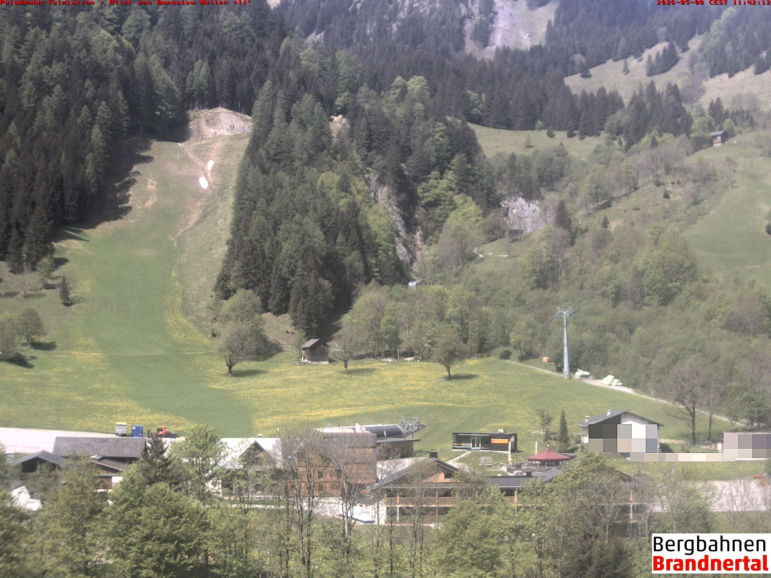 Blick auf Palüdbahn von Bungalow Müller