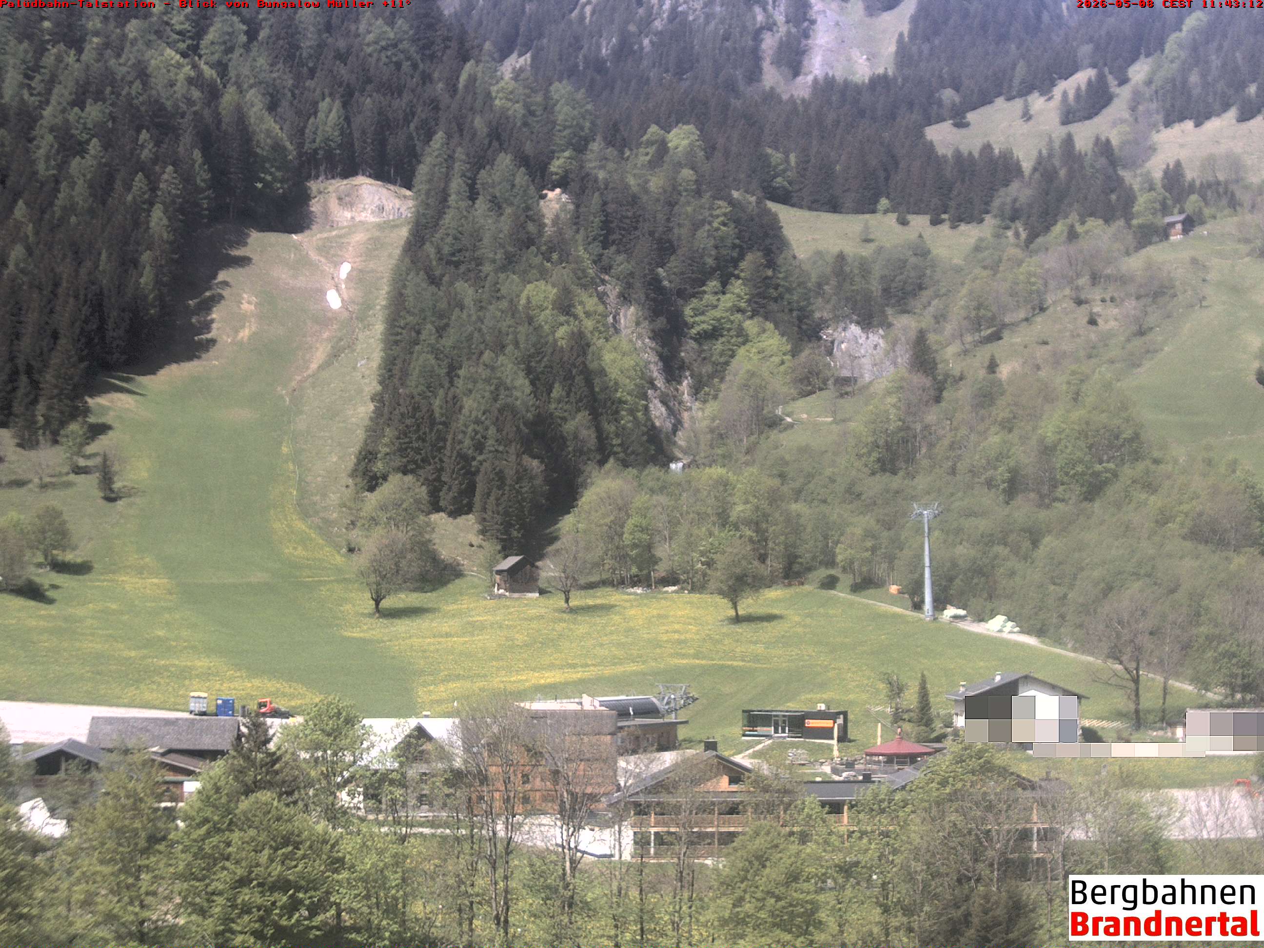 Blick auf Palüdbahn von Bungalow Müller