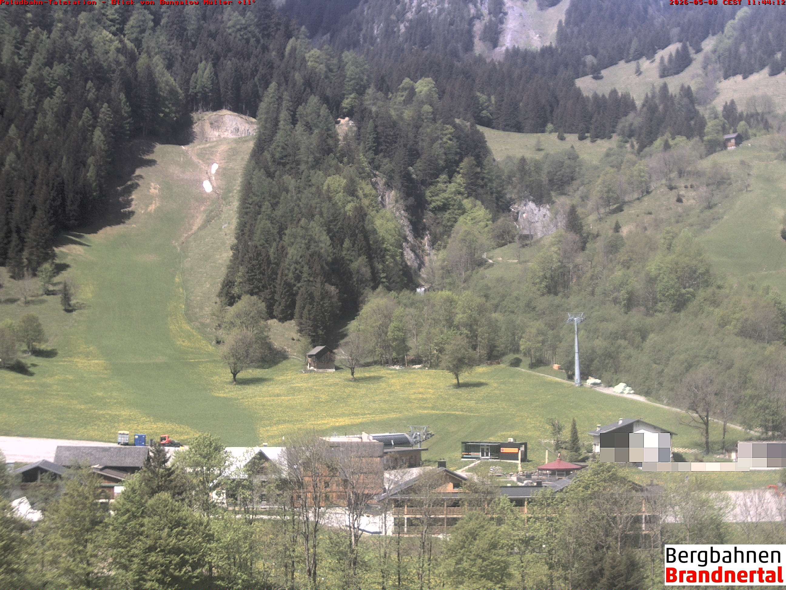 Blick auf Palüdbahn von Bungalow Müller
