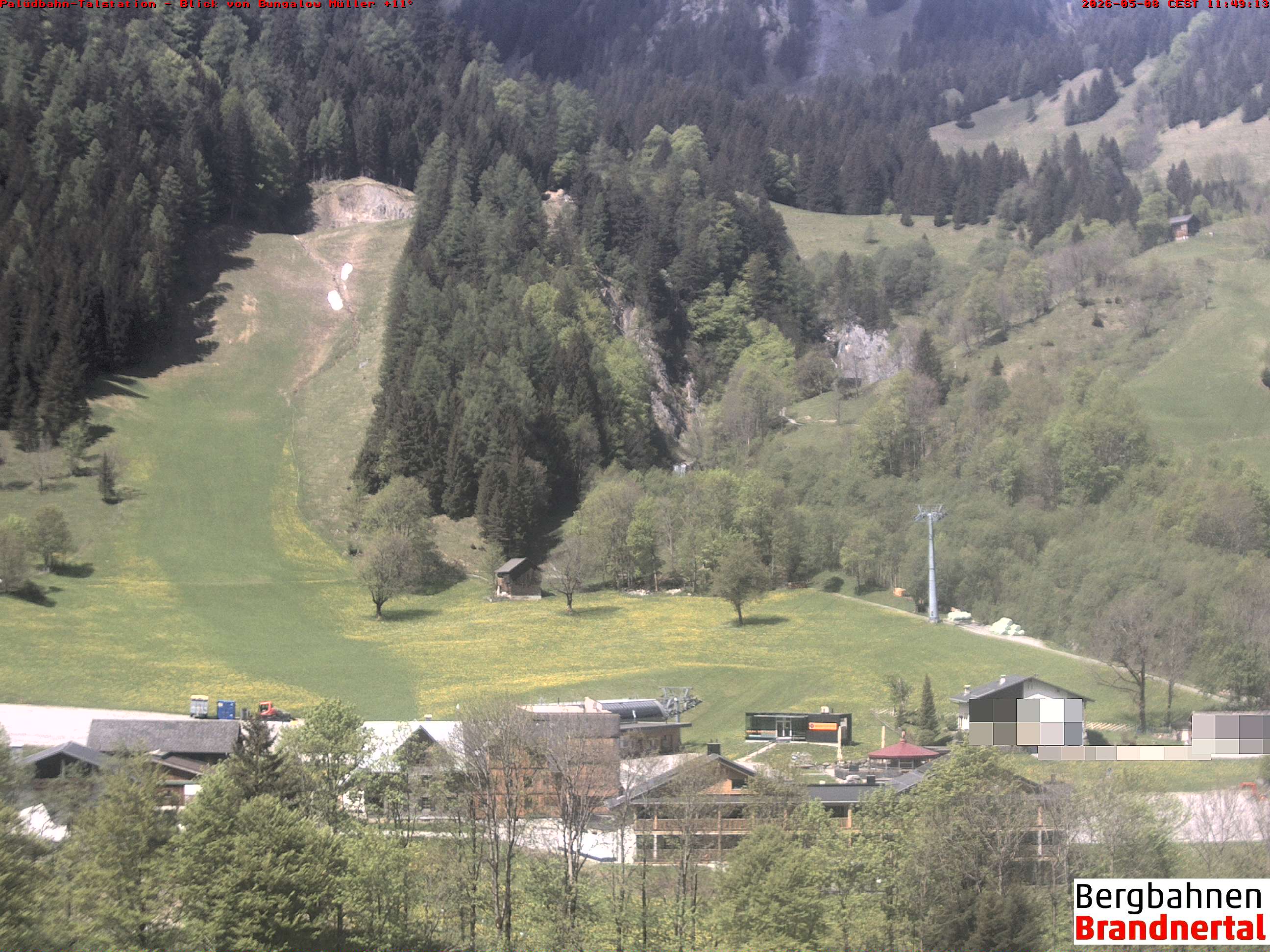 Blick auf Palüdbahn von Bungalow Müller