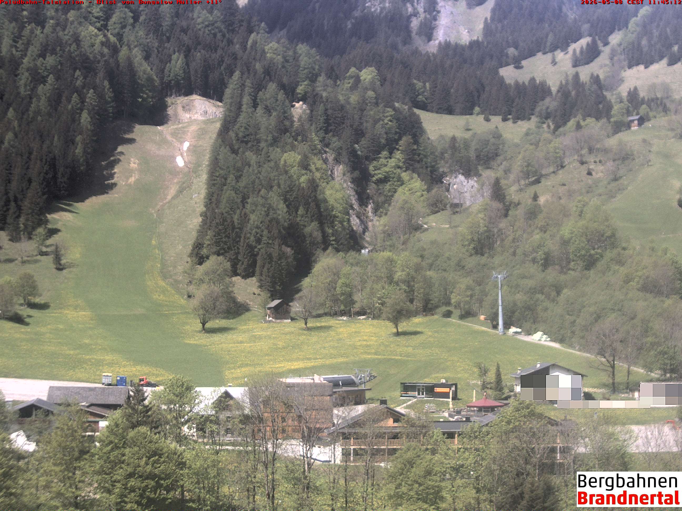 Blick auf Palüdbahn von Bungalow Müller