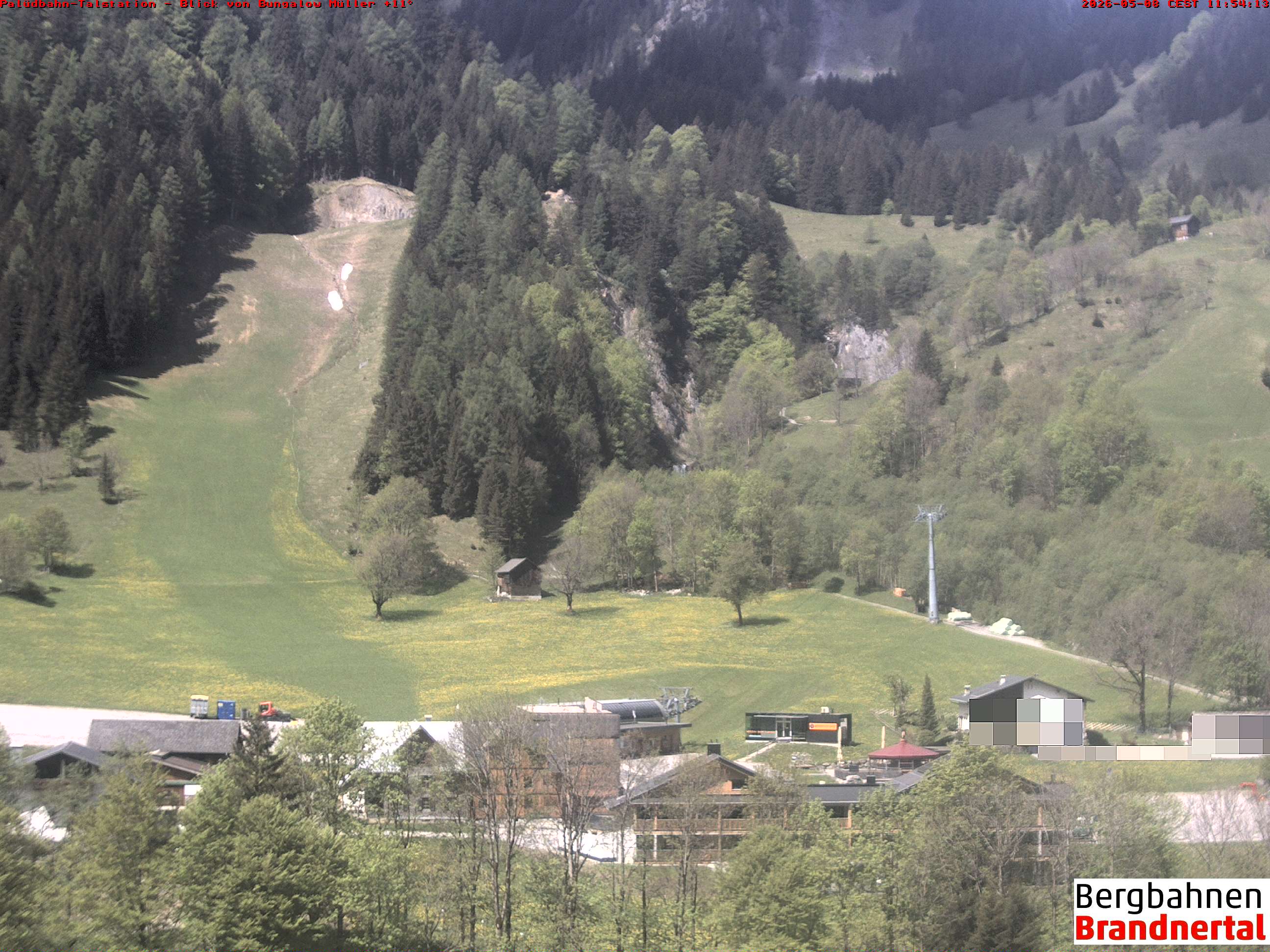 Blick auf Palüdbahn von Bungalow Müller