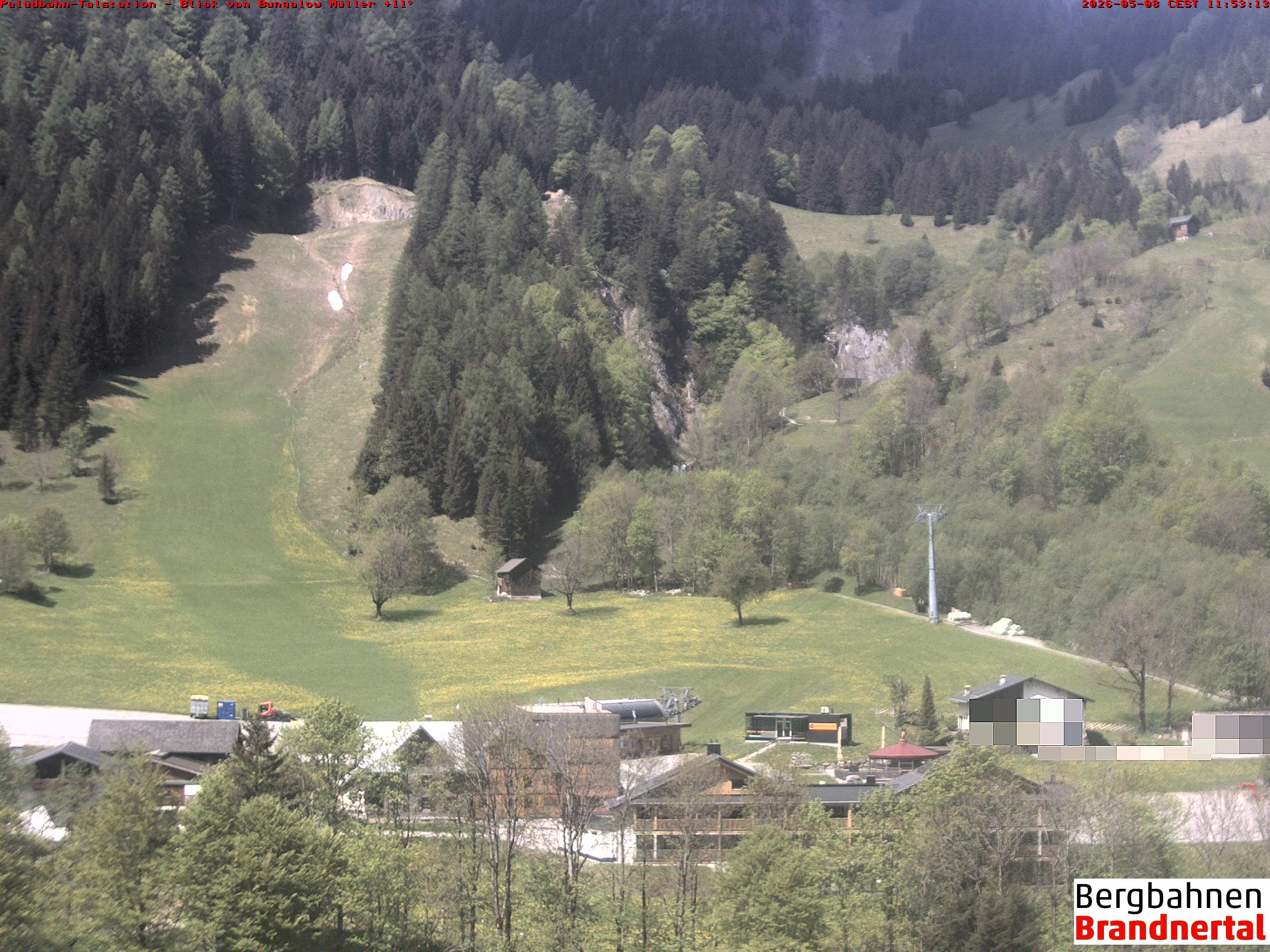 Blick auf Palüdbahn von Bungalow Müller