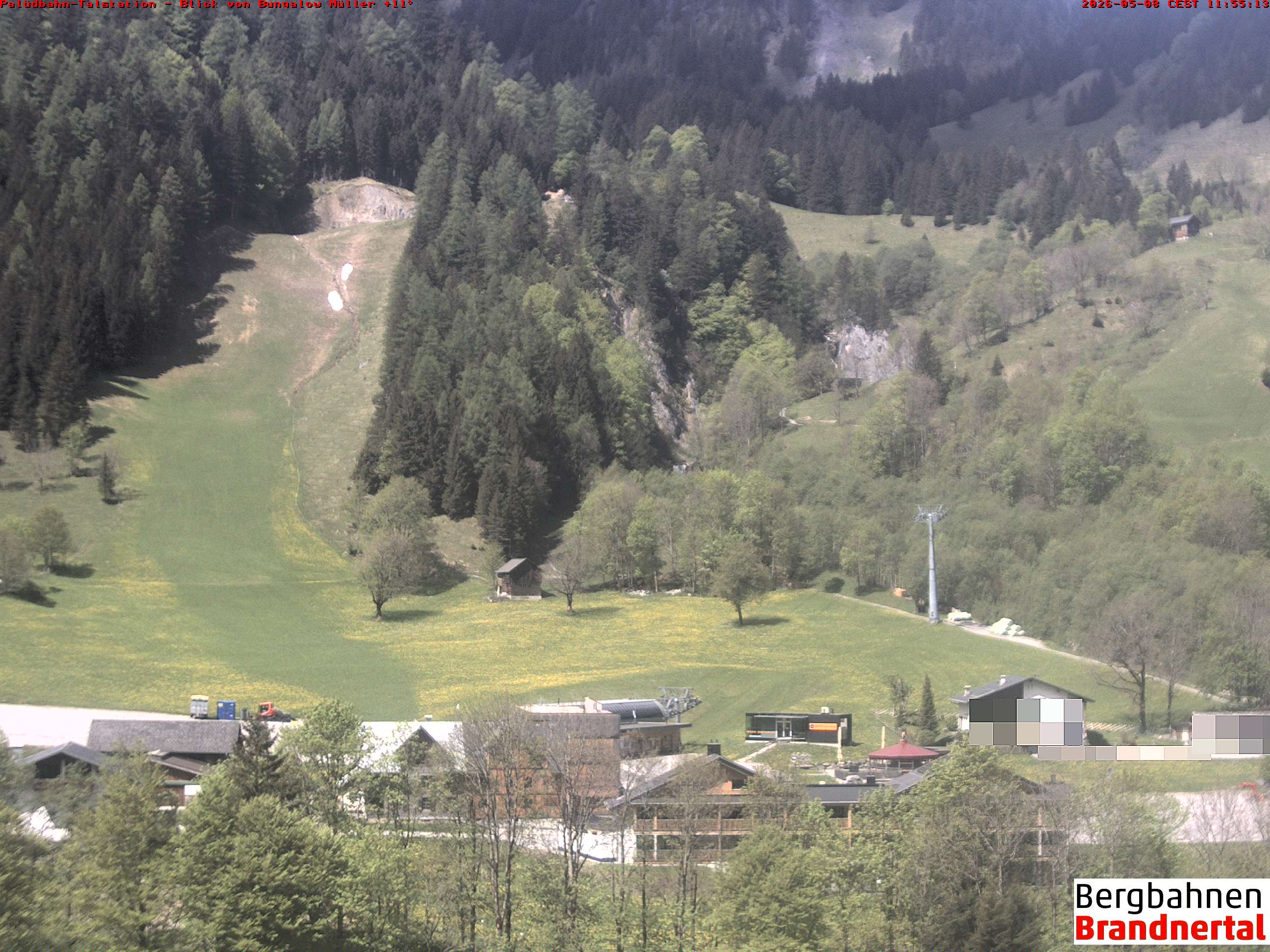 Blick auf Palüdbahn von Bungalow Müller