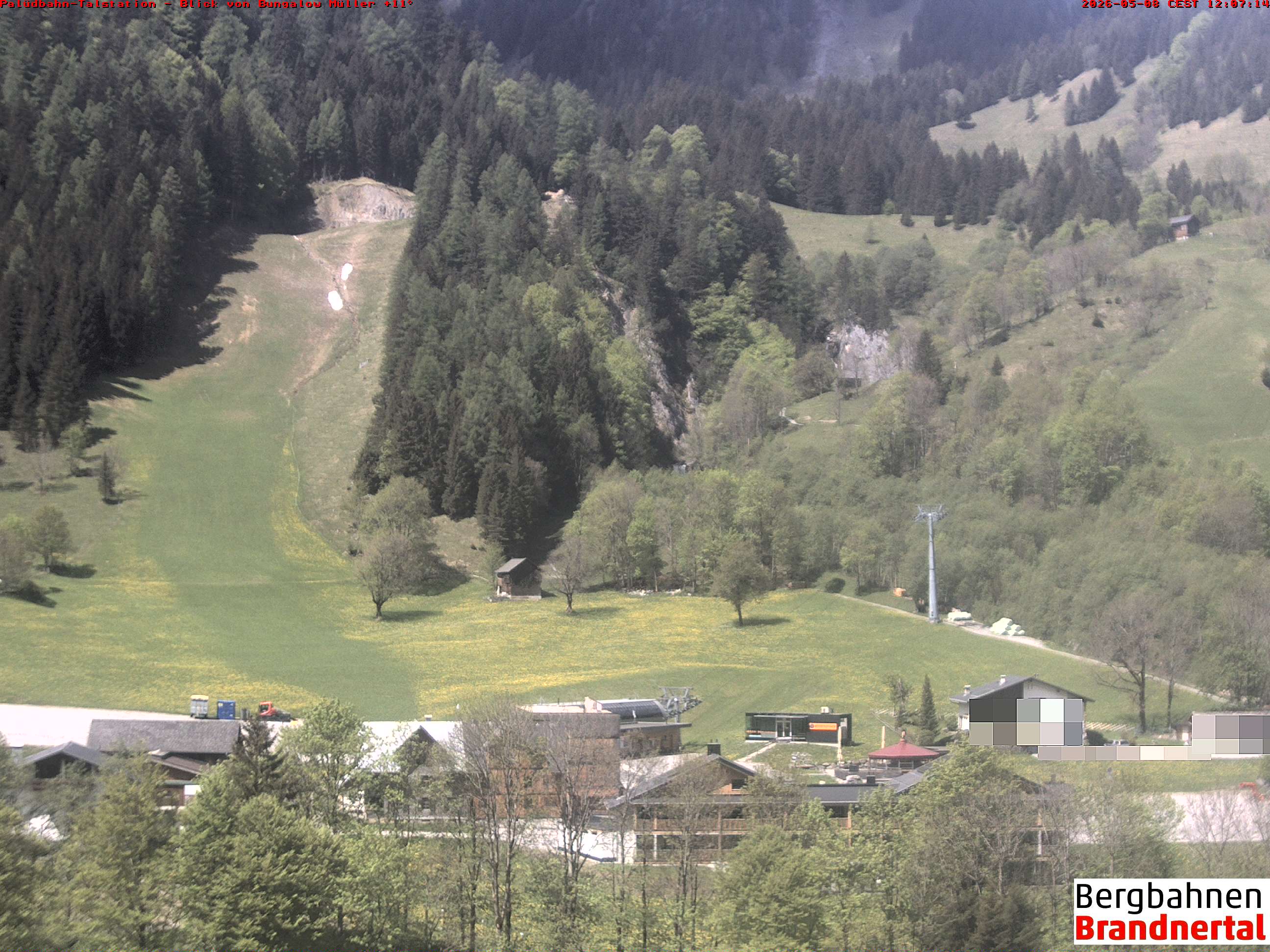 Blick auf Palüdbahn von Bungalow Müller