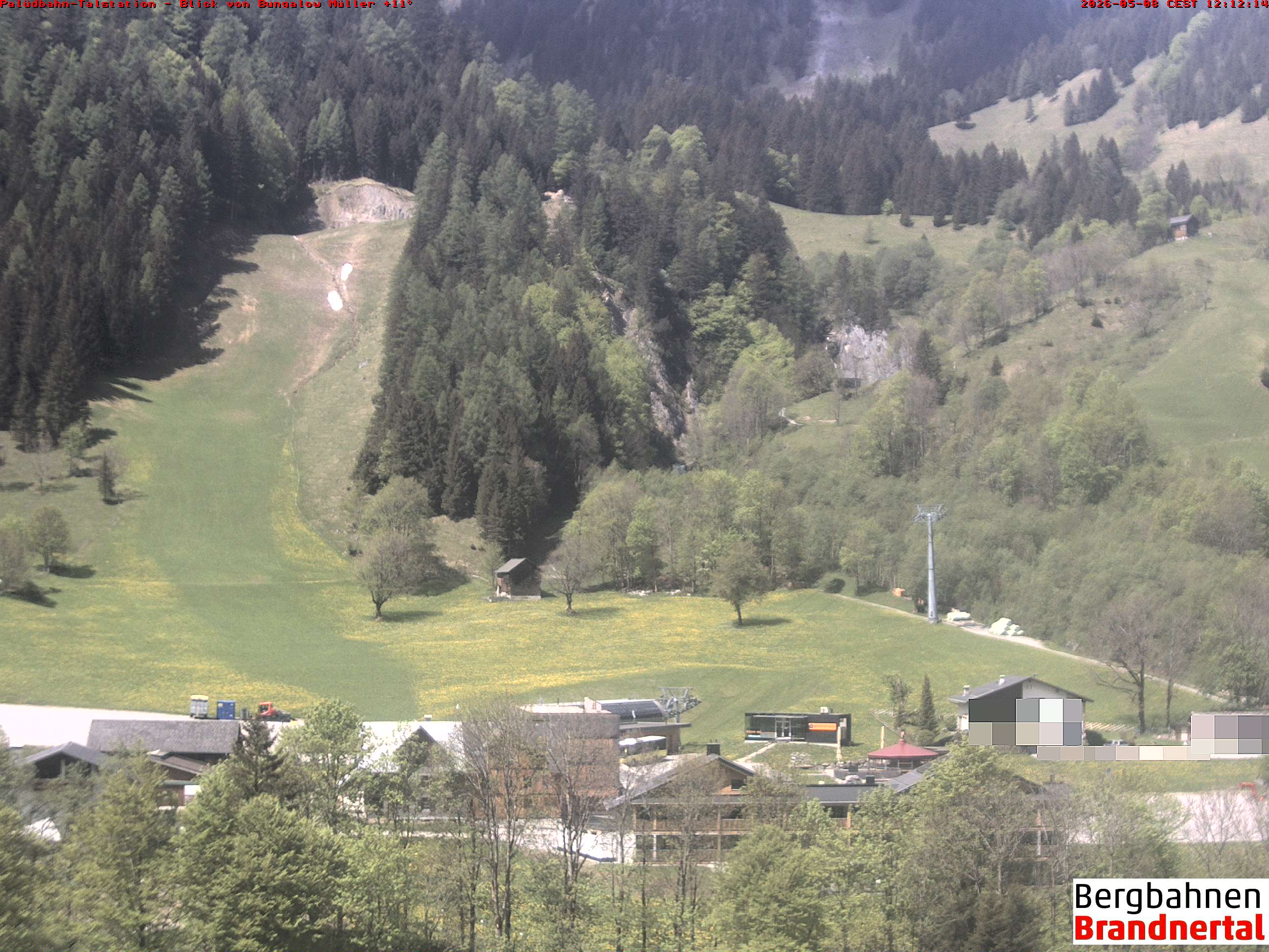 Blick auf Palüdbahn von Bungalow Müller