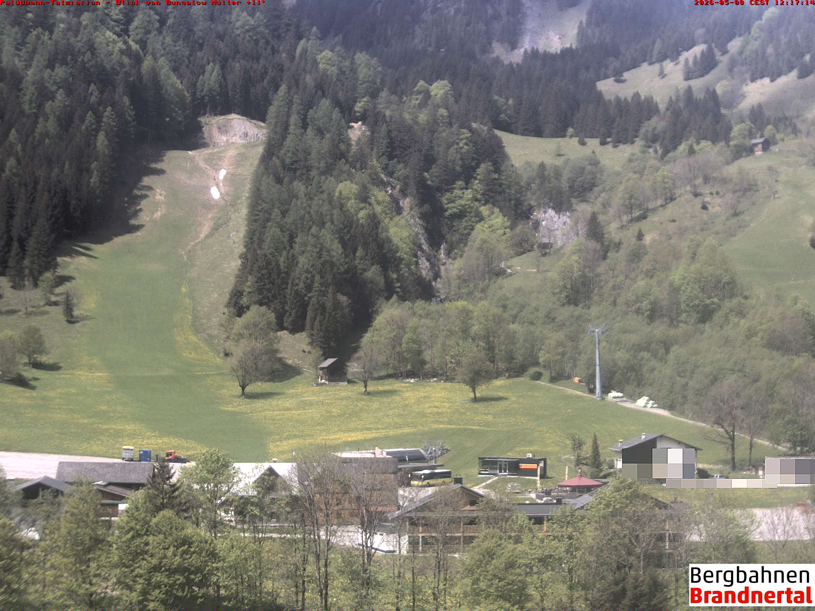 Blick auf Palüdbahn von Bungalow Müller