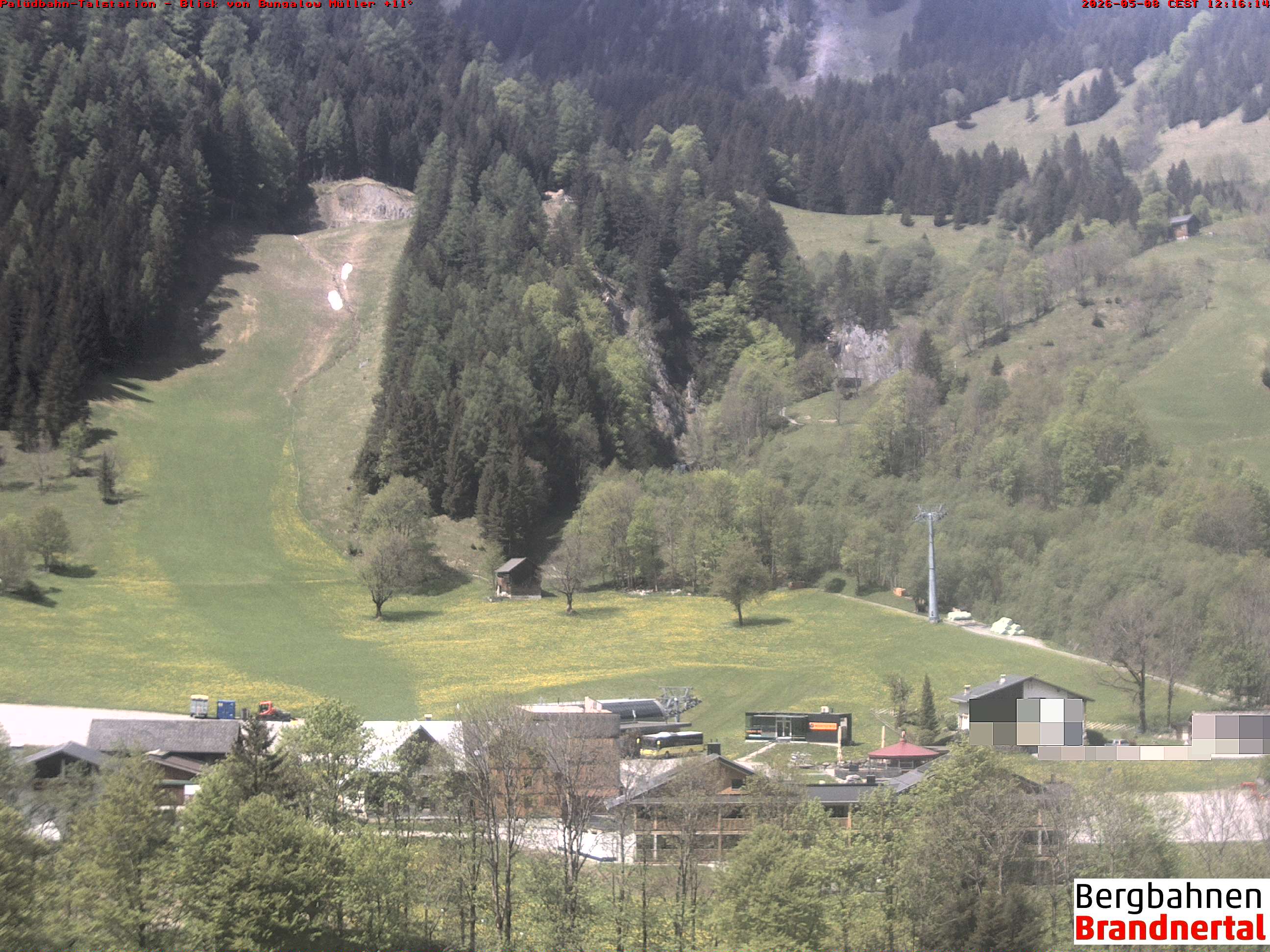 Blick auf Palüdbahn von Bungalow Müller