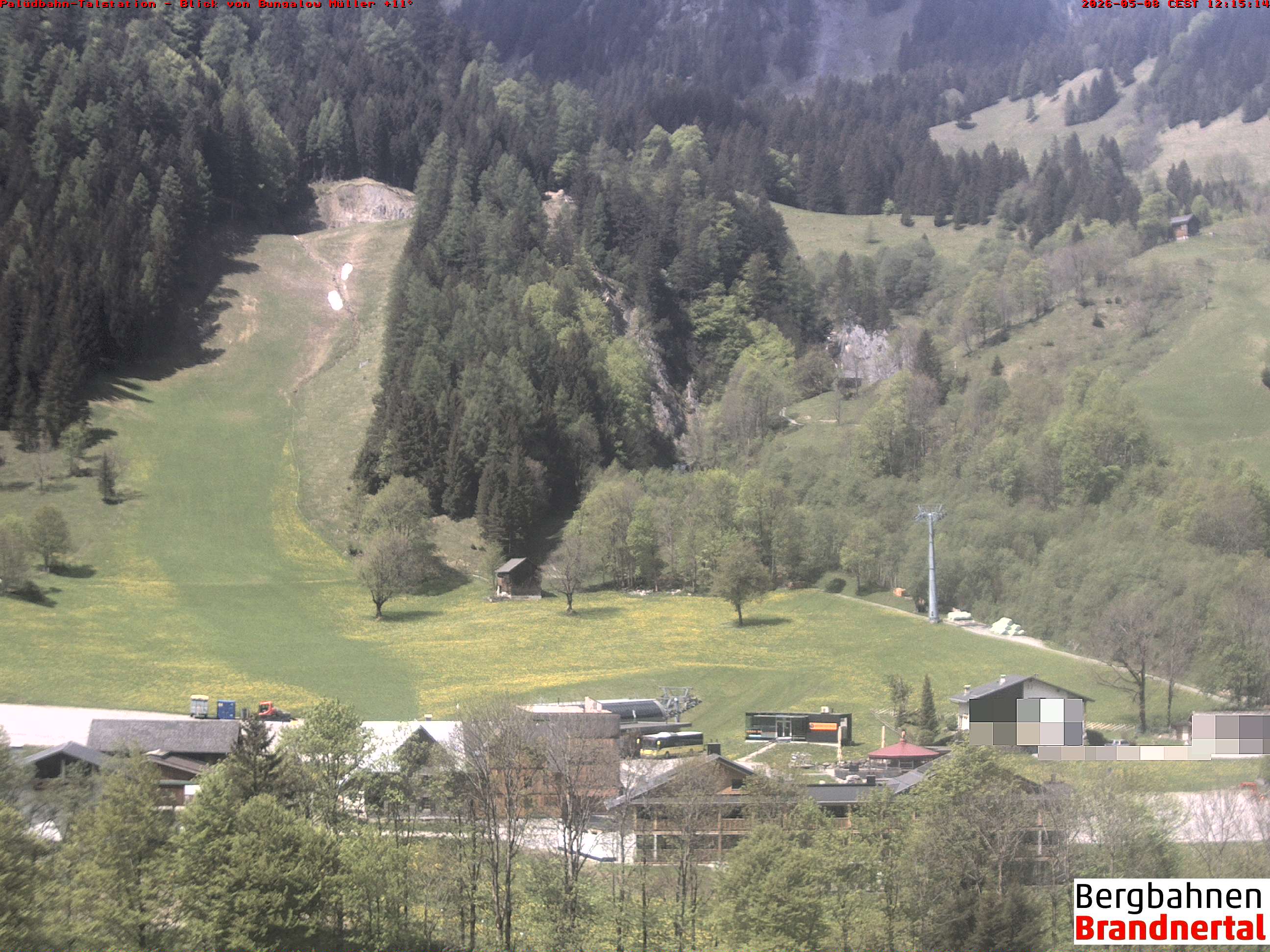 Blick auf Palüdbahn von Bungalow Müller