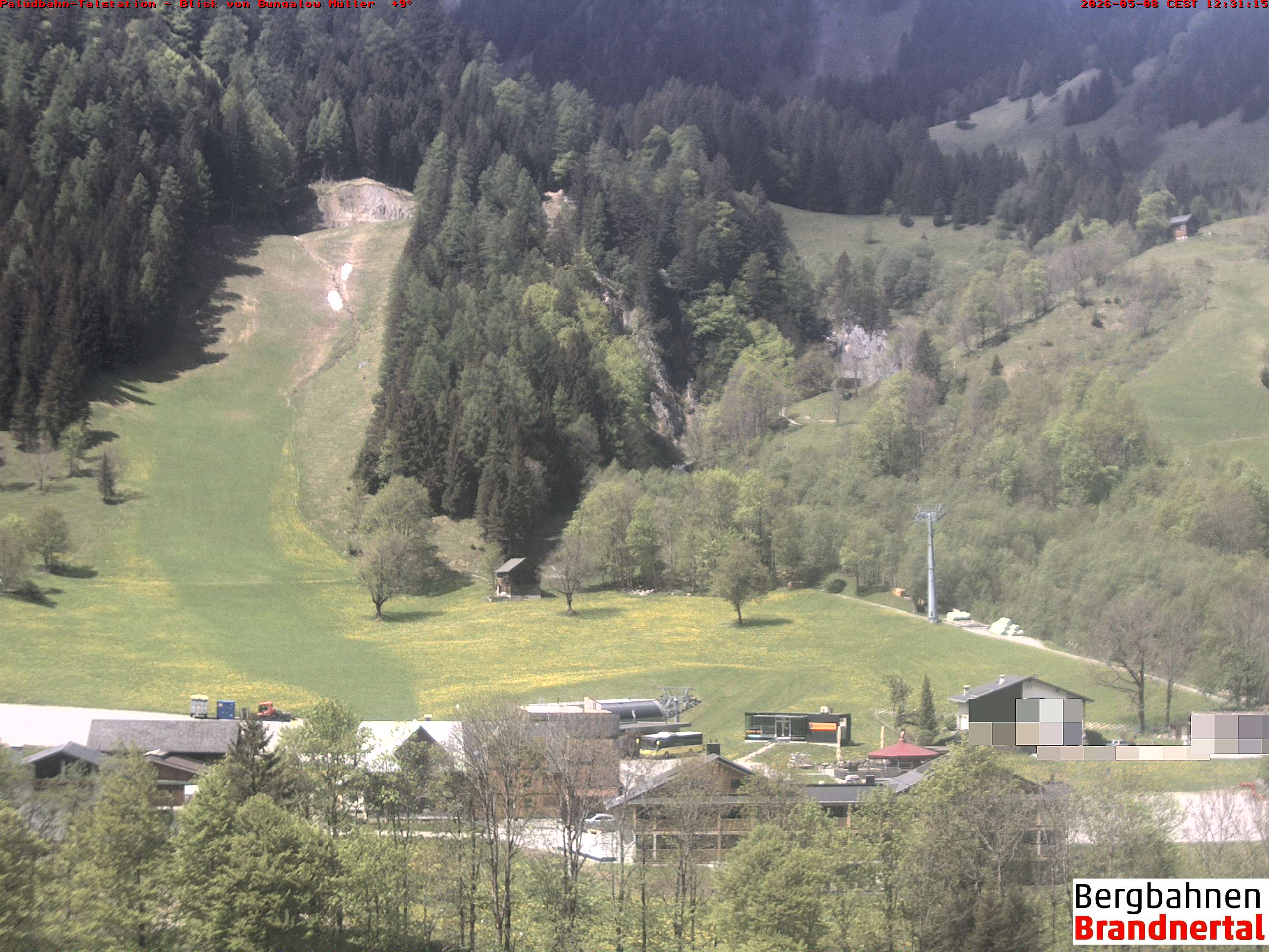 Blick auf Palüdbahn von Bungalow Müller