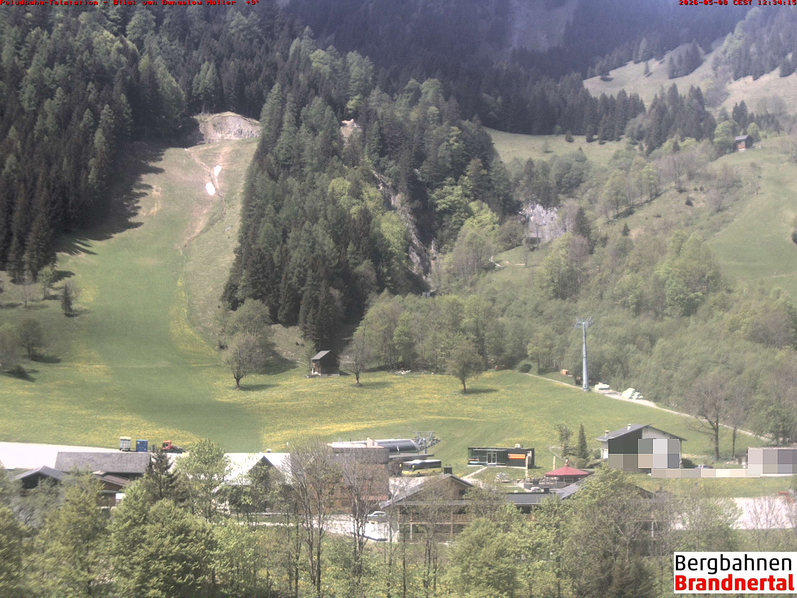 Blick auf Palüdbahn von Bungalow Müller