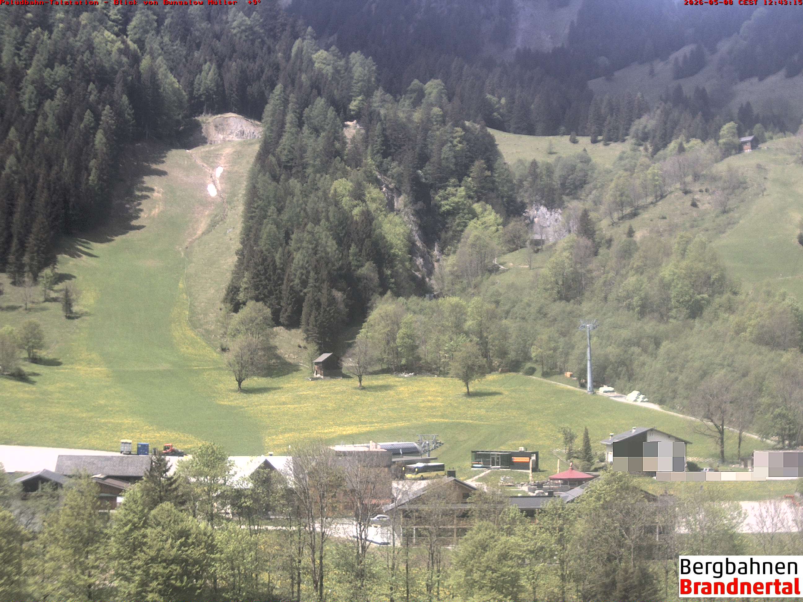 Blick auf Palüdbahn von Bungalow Müller