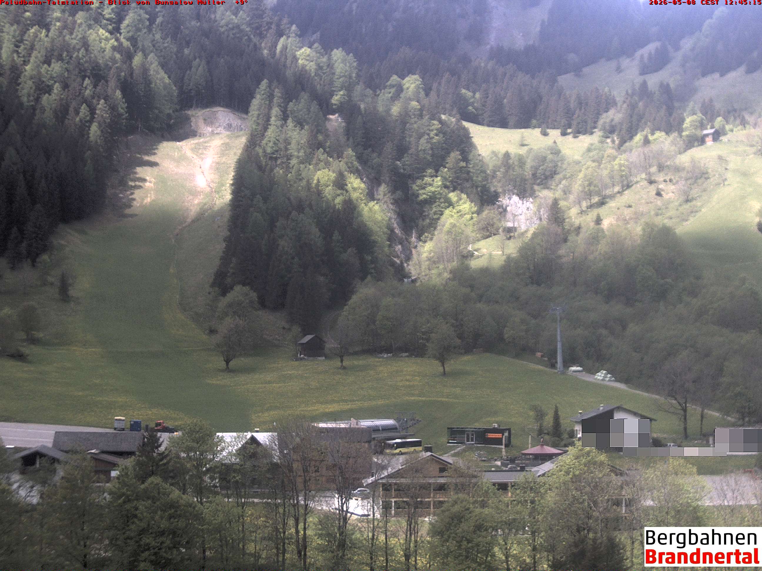 Blick auf Palüdbahn von Bungalow Müller