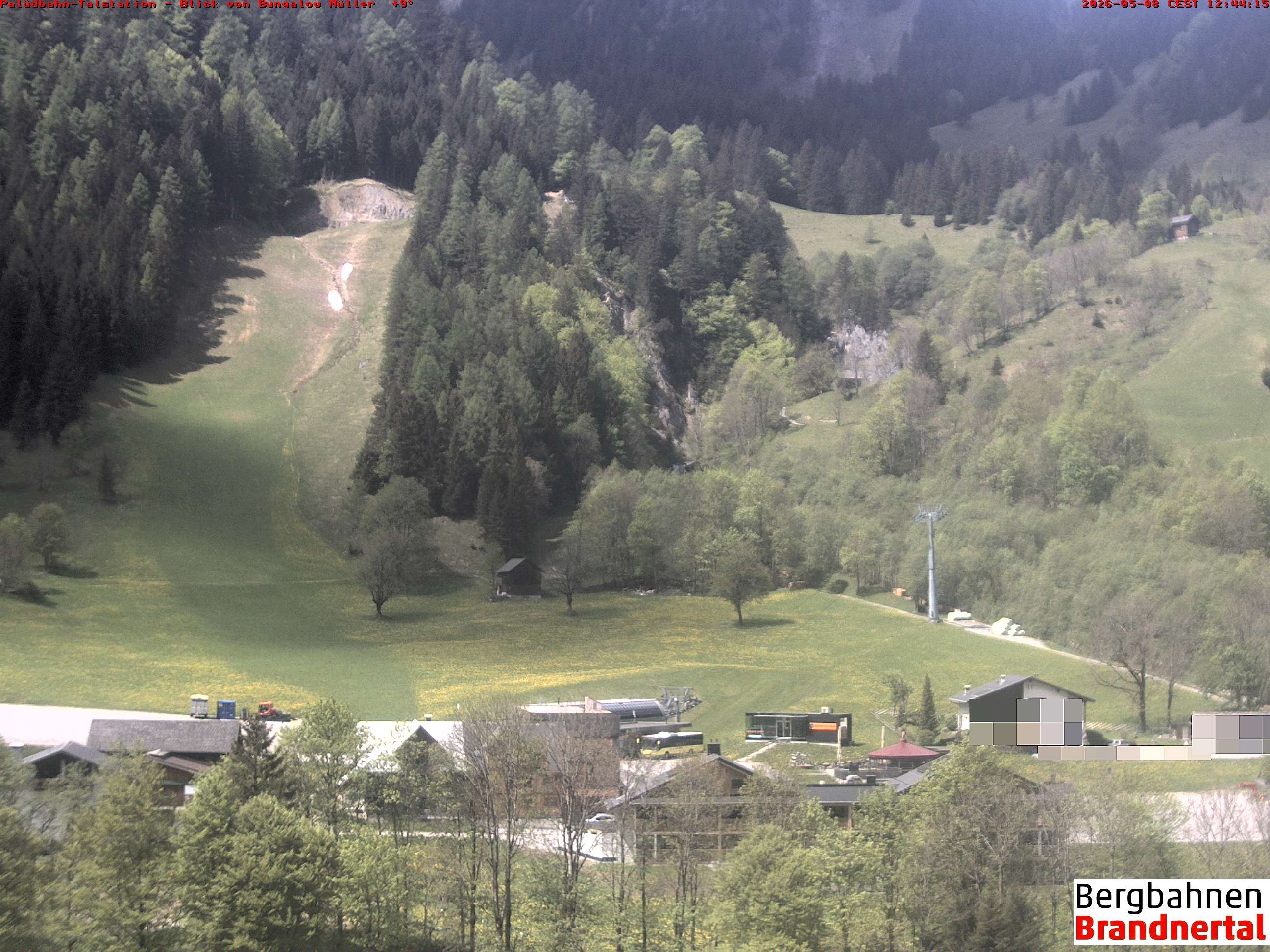 Blick auf Palüdbahn von Bungalow Müller