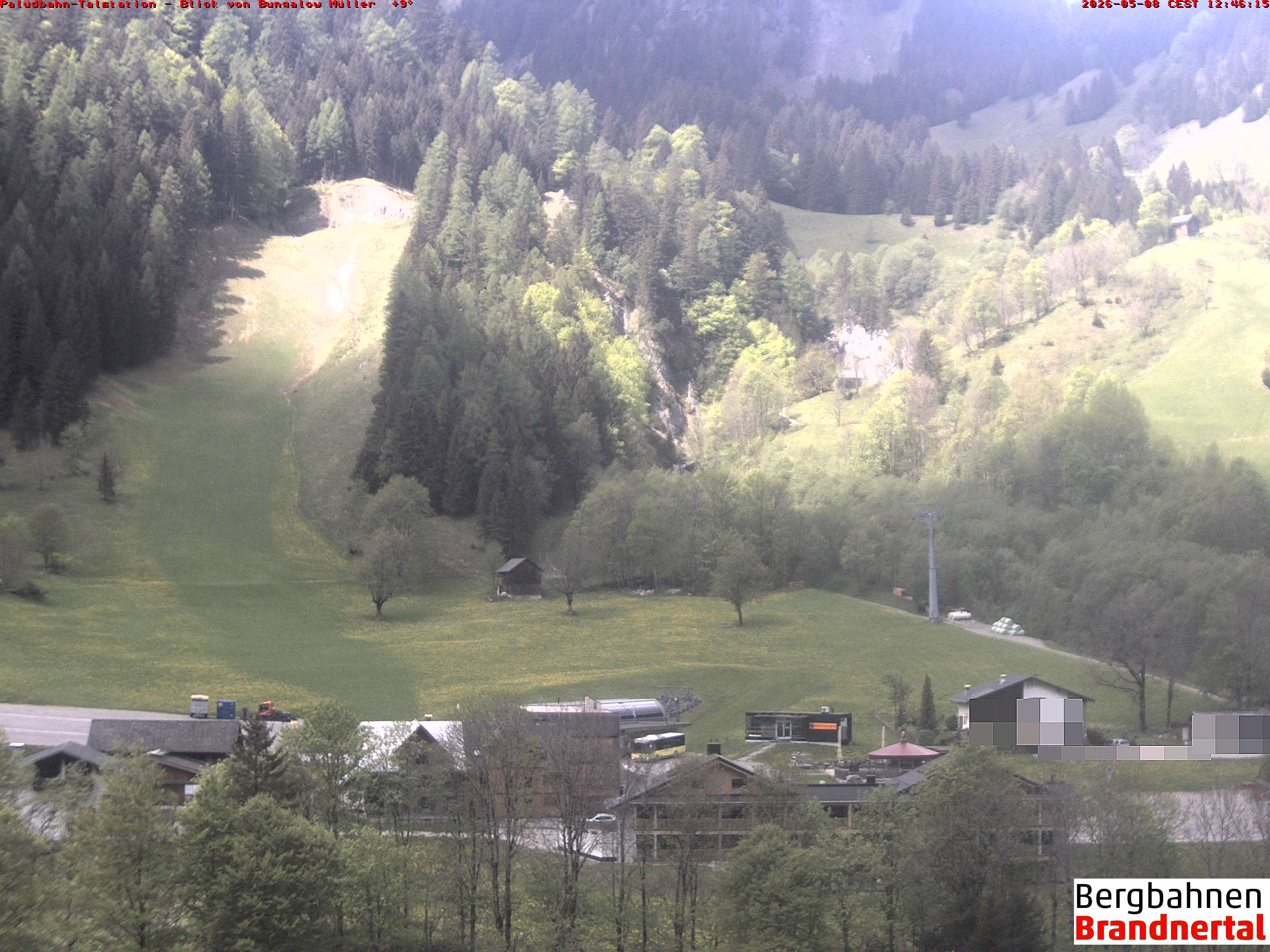 Blick auf Palüdbahn von Bungalow Müller